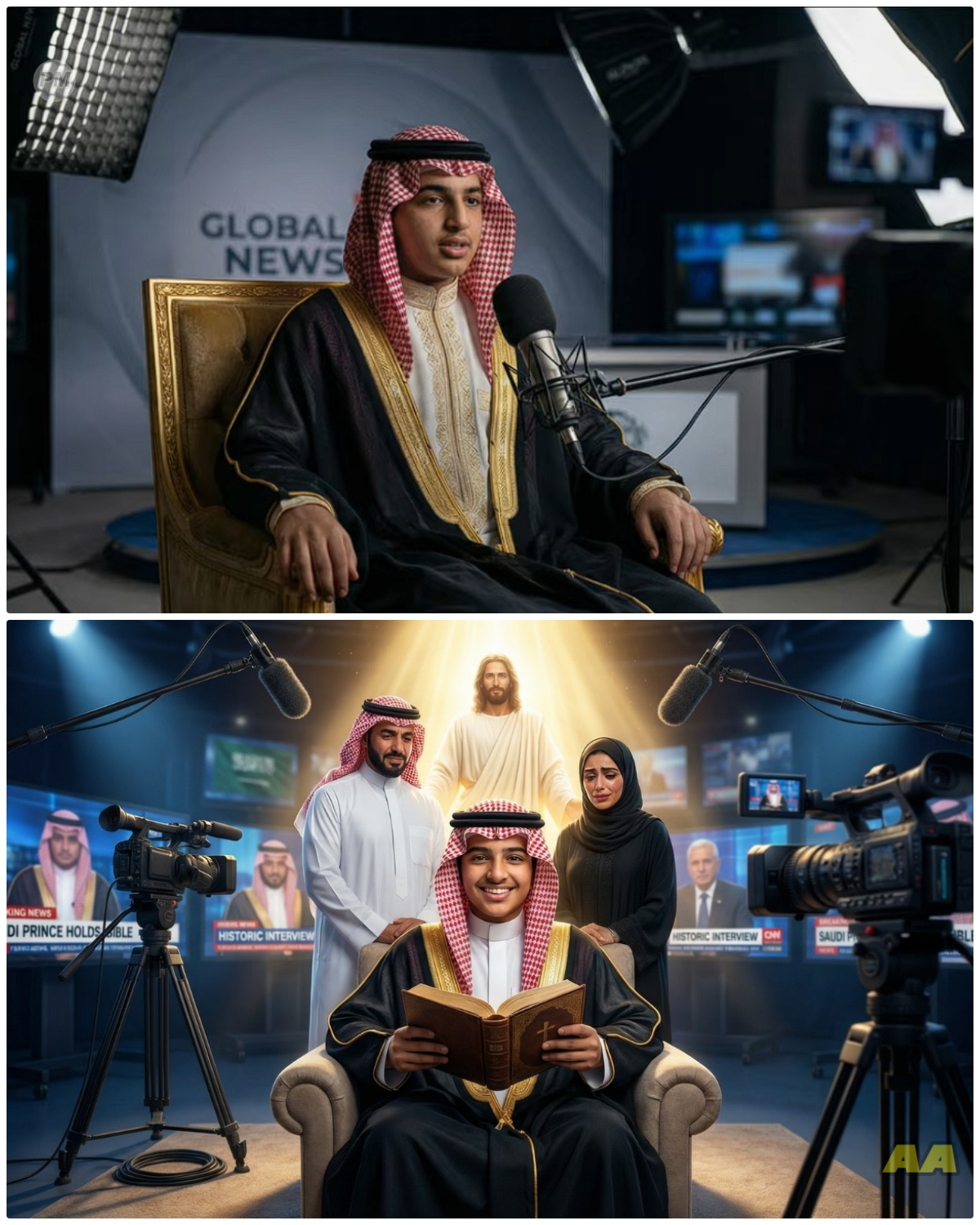 15 Year Old Saudi Royal Prince and Entire Family Goes Viral for Conversion to Christianity