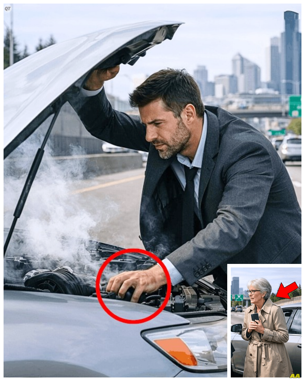 Kind Single Dad Missed a Job Interview to Help a Woman With a Broken Car — Not Knowing Who She Was