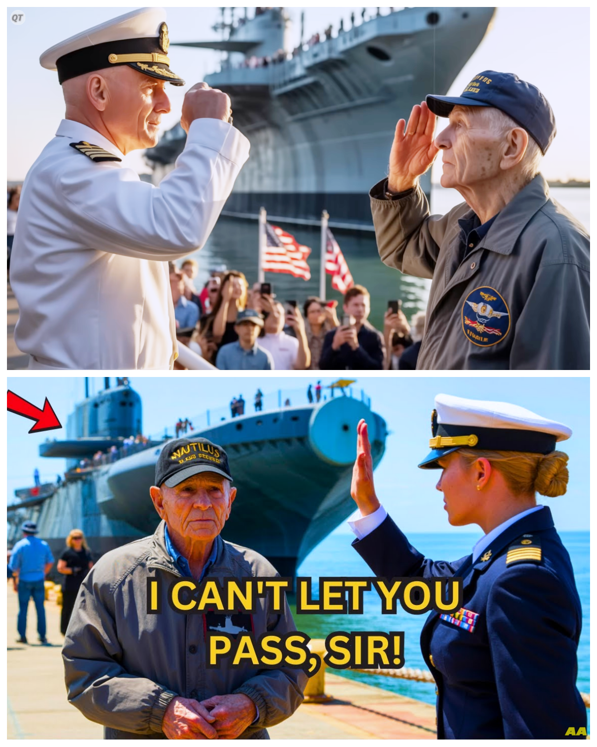 Officer’s Mistake at the Submarine — One Patch on His Jacket Made the Entire Navy Stand Down