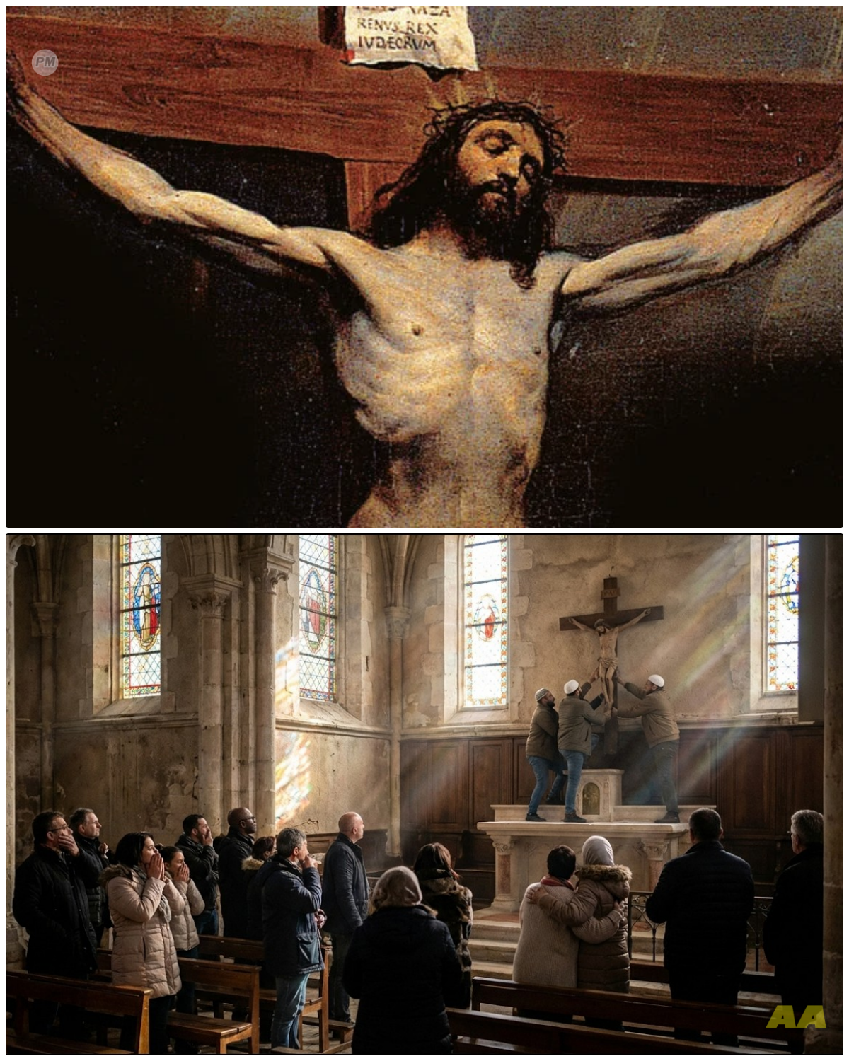 Muslim Extremists Tries to Take Down Church Crucifix at Midnight BUT THEN JESUS DID THIS! –