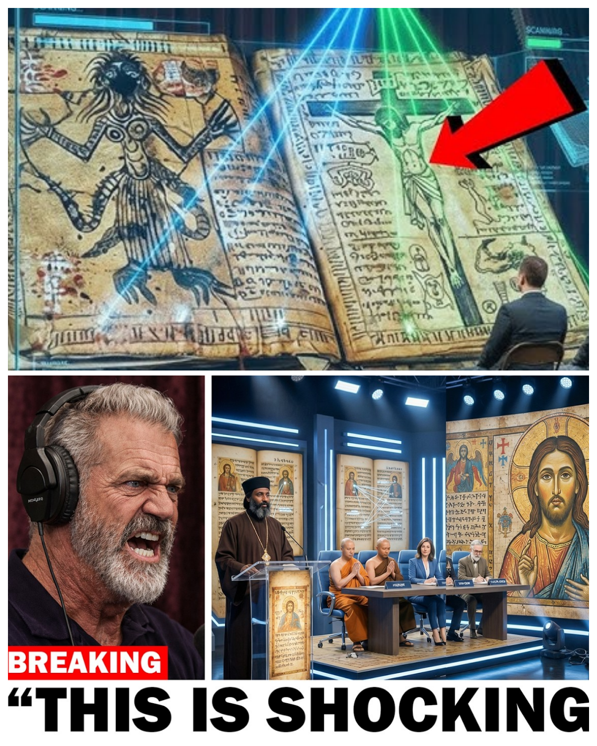 Mel Gibson: “The Ethiopian Bible’s Jesus Is What the Church Never Wanted You to See — It’s Shocking!