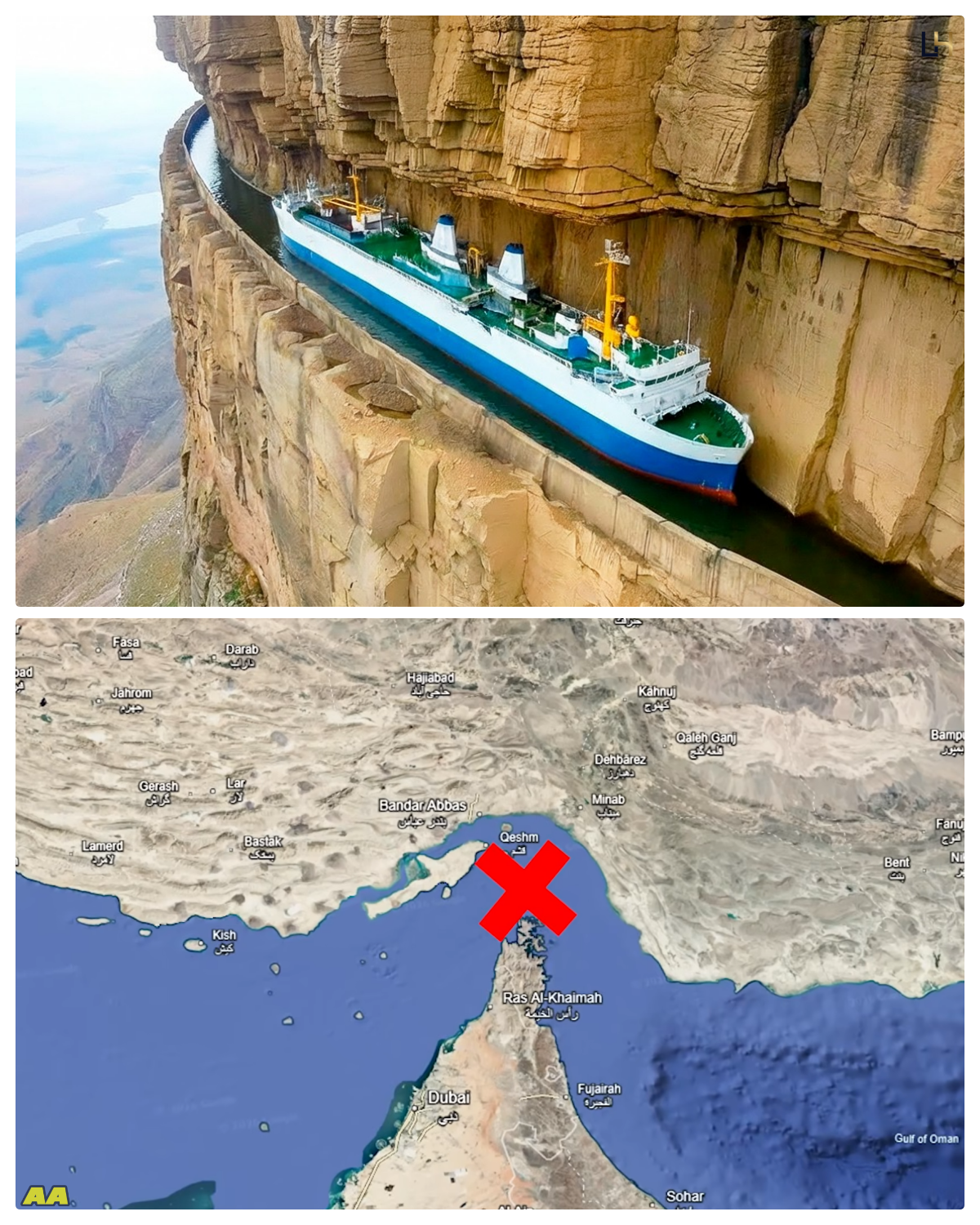 While Iran Blocks the Strait of Hormuz, Saudi Arabia Sends Ships Over the Mountains to Bypass It
