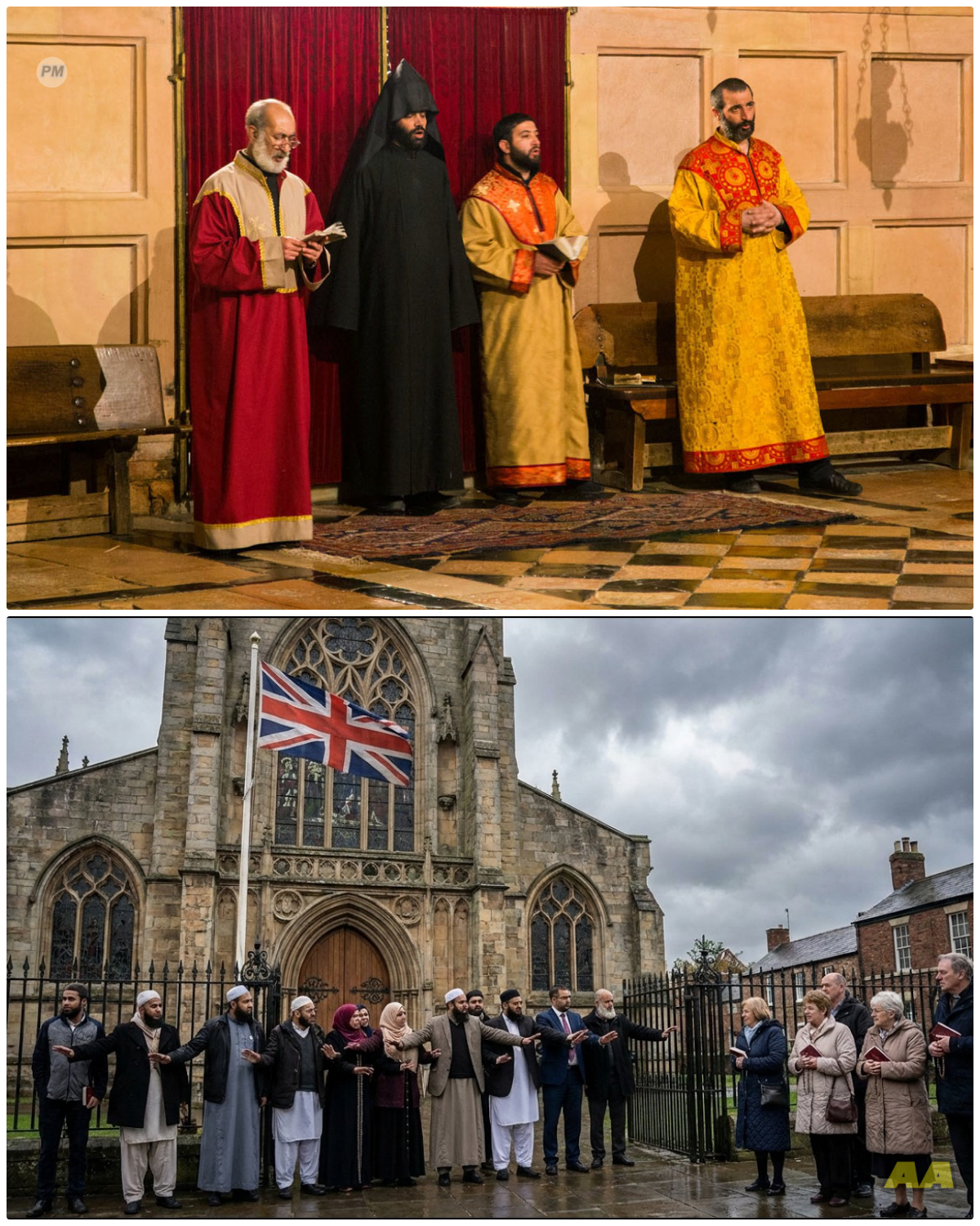 Muslim Immigrants Blocked Worshippers From Entering Their Own Church in UK BUT THEN JESUS DID THIS