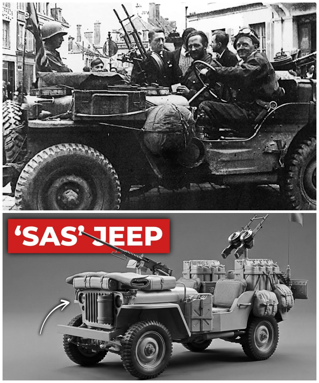 The ‘Overloaded’ British Jeep That Let 4 Men Destroy An Entire German Airfield