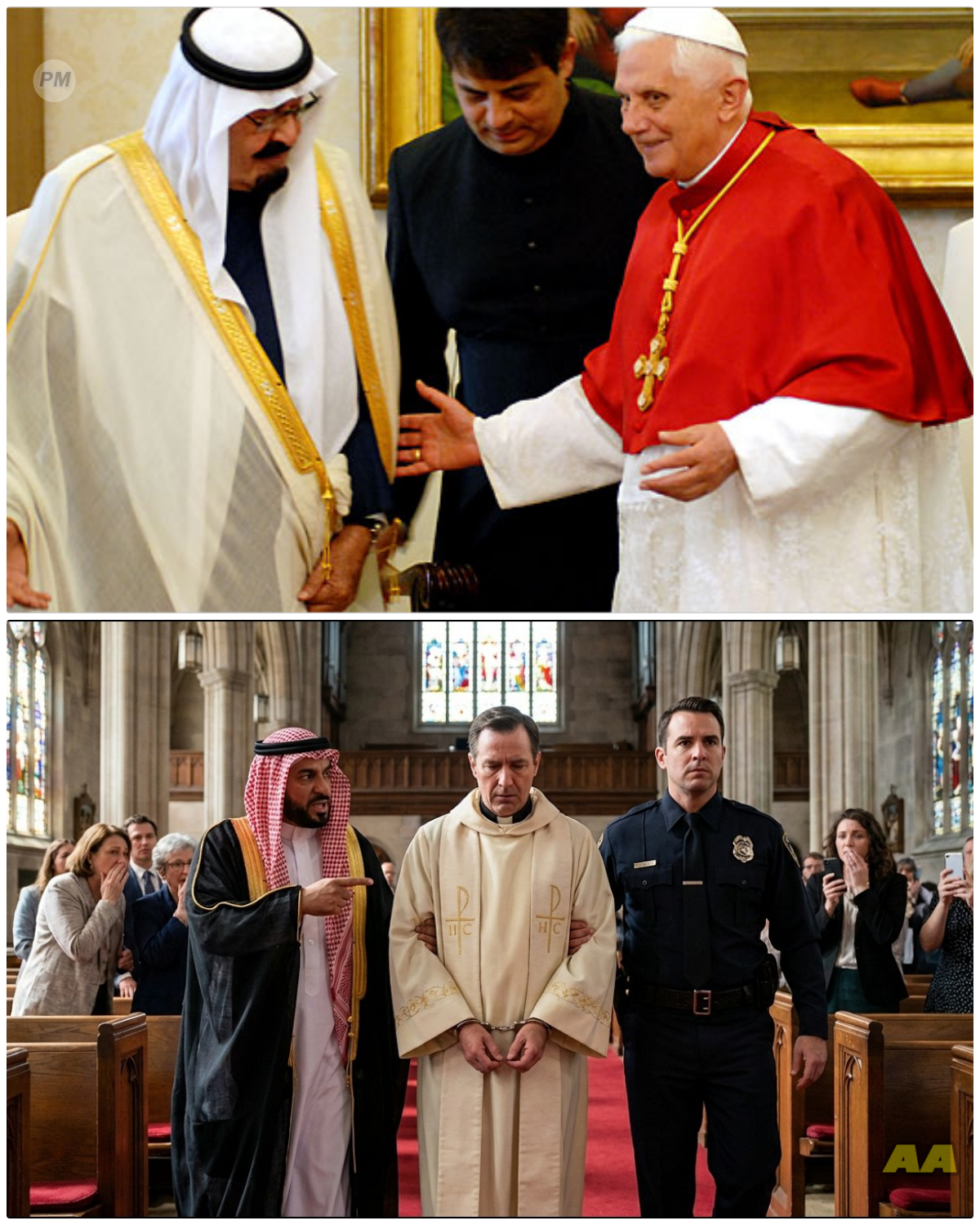 Saudi Prince Ordered The Priest to be Arrested Inside the Church Then He Heard a Voice