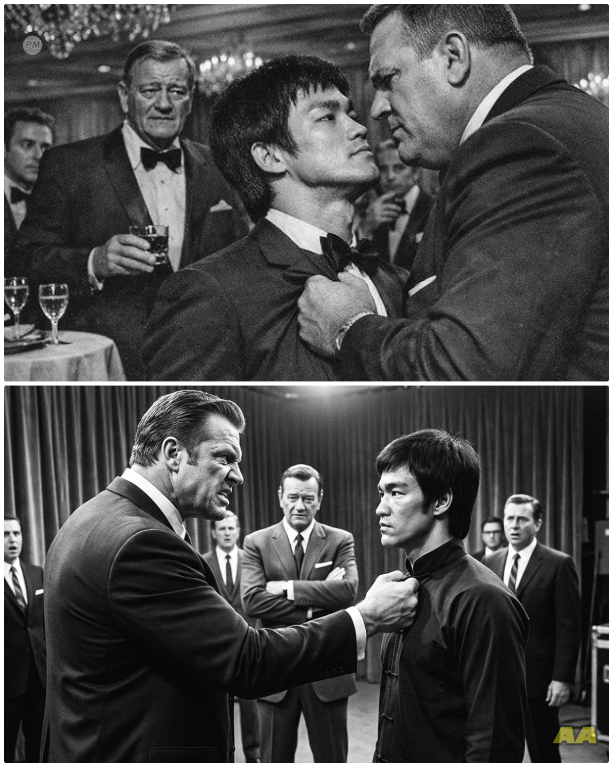 John Wayne’s 350 lb Bodyguard ATTACKED Bruce Lee Backstage — John Wayne Watched Him Get CRUSHED