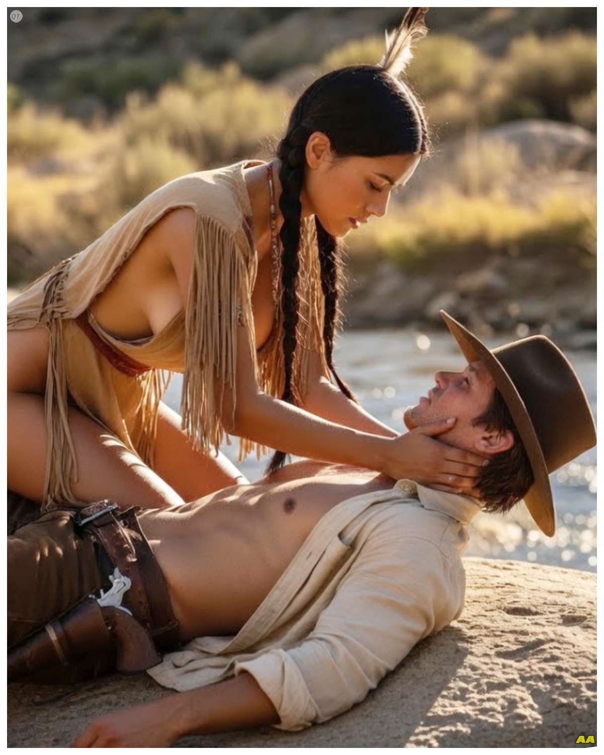“I Can’t Take It Anymore, I Want To Do It Here And Now,” Said The Apache Girl To The Young Cowboy