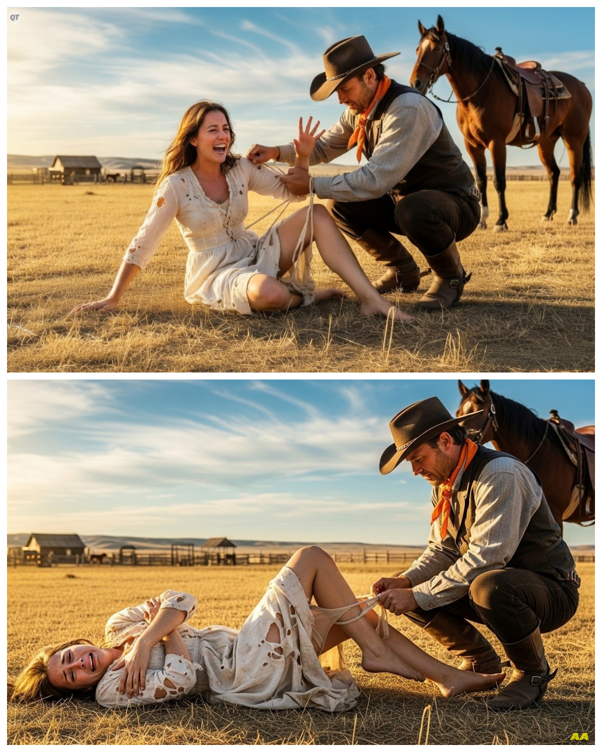 “My Father And My Brother Did That...” — The Rancher Took It Off... And Froze.