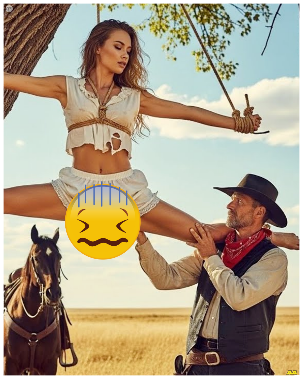 “Please Don’t Do That…” She Cried – But the Rancher Does the Unthinkable… And He Has a Wife.