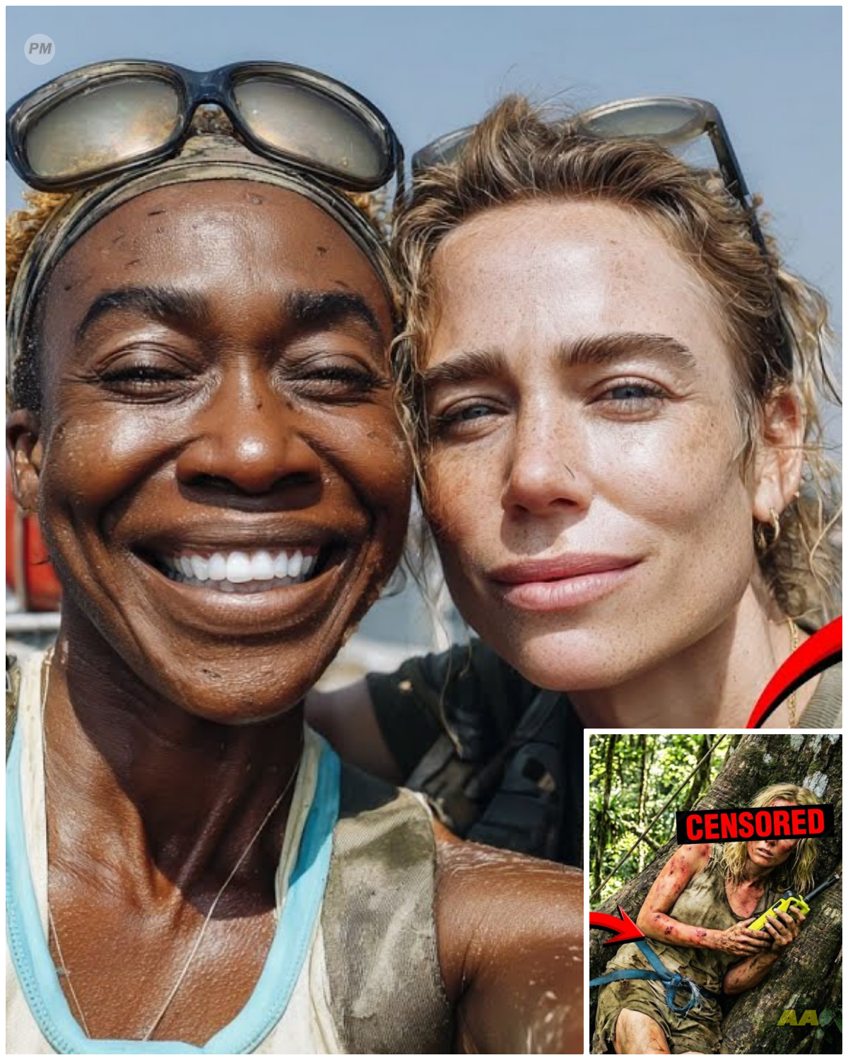 Two friends disappear in the Amazon. After three weeks, one is found in the top of a tree. She was holding…