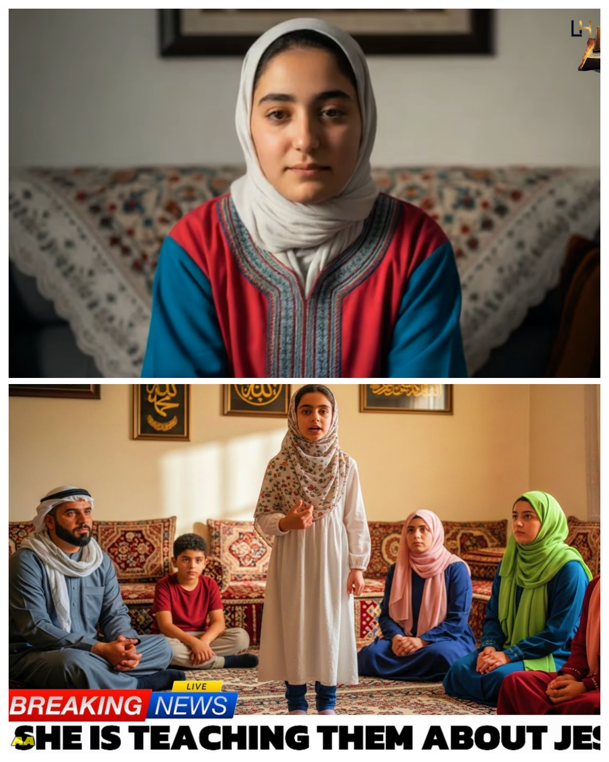 11 Year Old Muslim Girl Leads Her Whole Family to Christianity