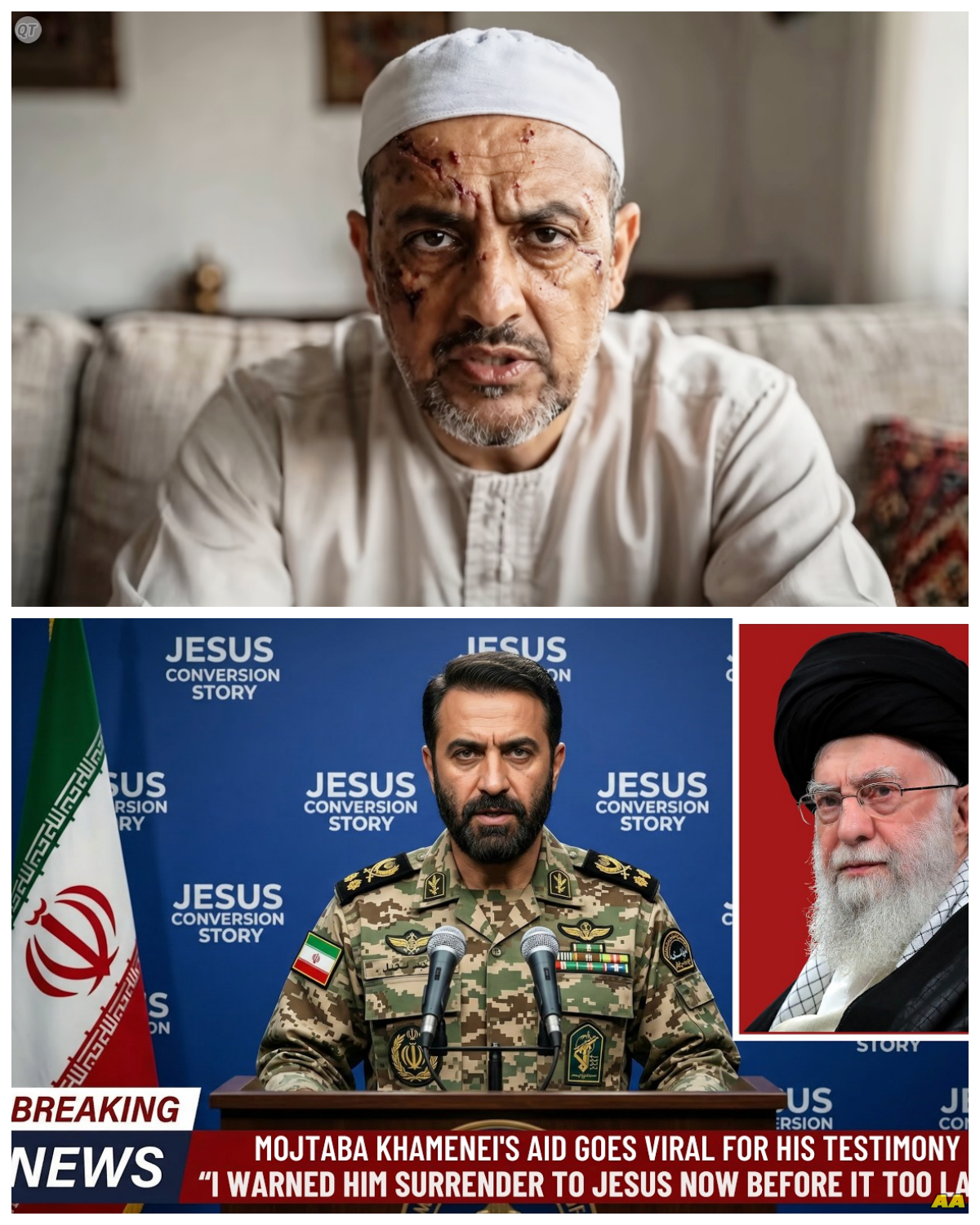 Mojtaba Khamenei’s Aid Goes Viral For His Testimony: ”I warned Him...Surrender to Jesus Now”