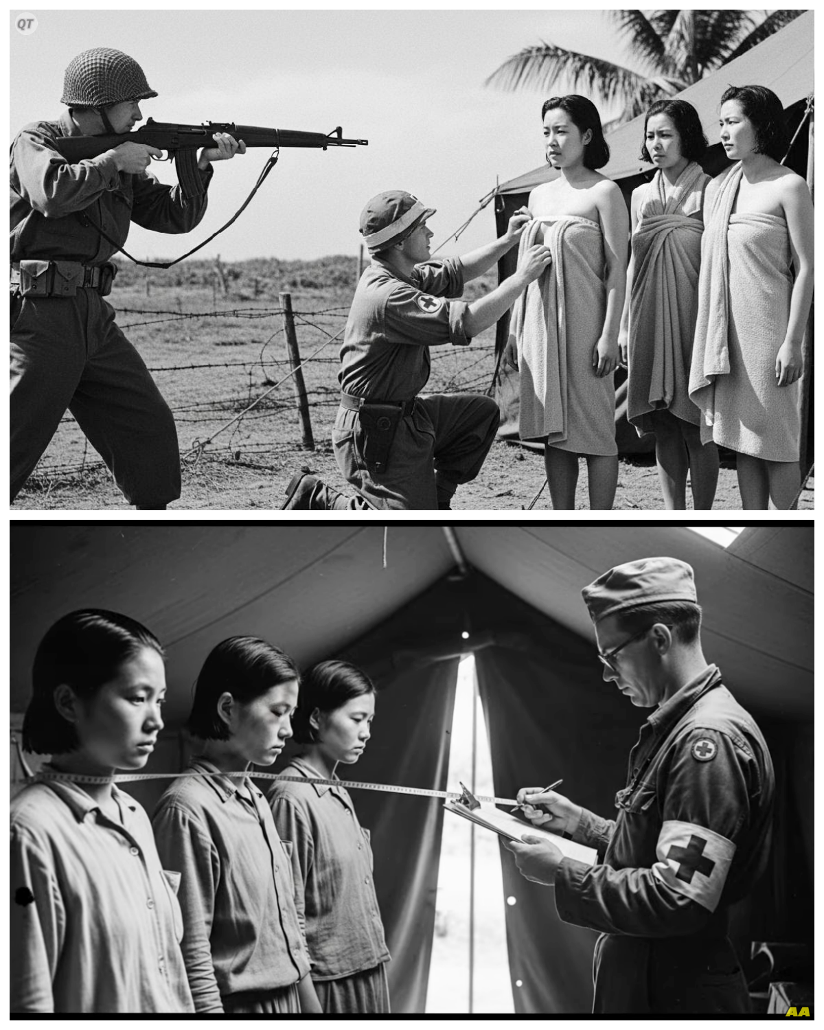 “We Need to Measure Your Bodies” — The Humiliating Inspection That Shocked Japanese Women POWs