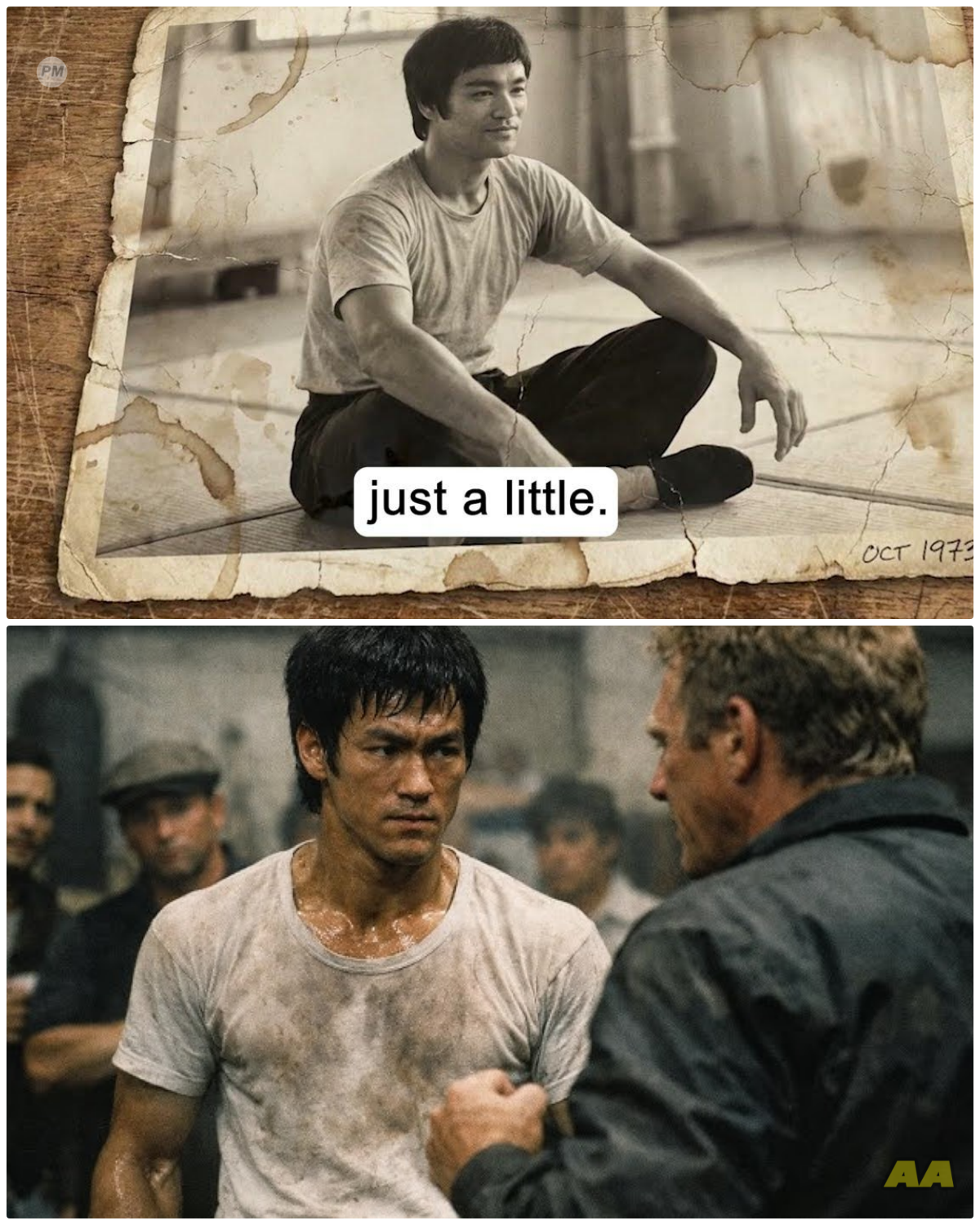Bruce Lee After Saving Steve McQueen