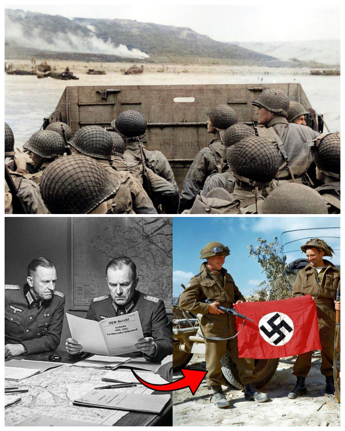 What American Generals Said When They Saw Canadian Soldiers Fight at D-Day  What reaction did senior U.S. commanders have when they witnessed Canadian troops storm the beaches during one of the most decisive moments of D-Day? On June 6, 1944, Allied forces launched the massive invasion of Normandy, with soldiers from Canada landing at Juno Beach alongside American and British forces. As the battle unfolded under heavy resistance from Nazi Germany, reports from the battlefield described the speed and determination of Canadian units pushing farther inland than many expected. What did American generals observing the assault say about their performance—and why did their words become part of the legend surrounding that historic day? Discover the remarkable wartime moment through the full story in the article link in the comment