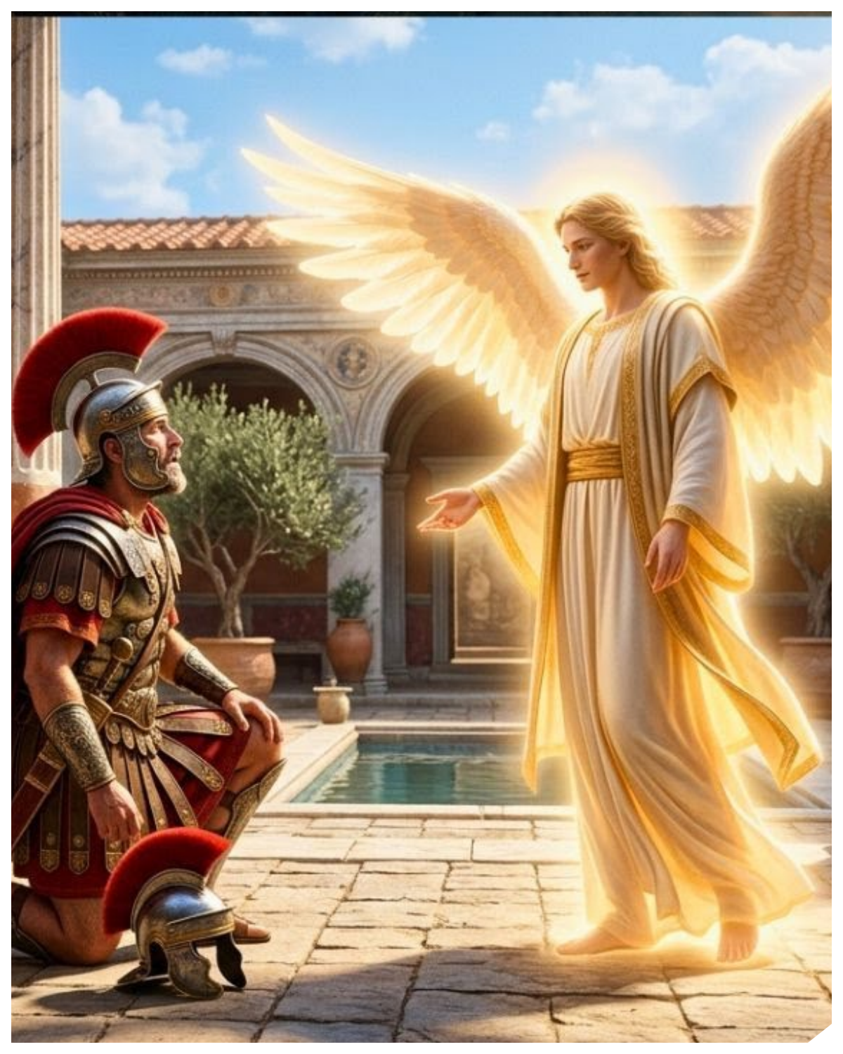 What was Cornelius’ vision like? The Roman centurion who saw an angel in broad daylight.