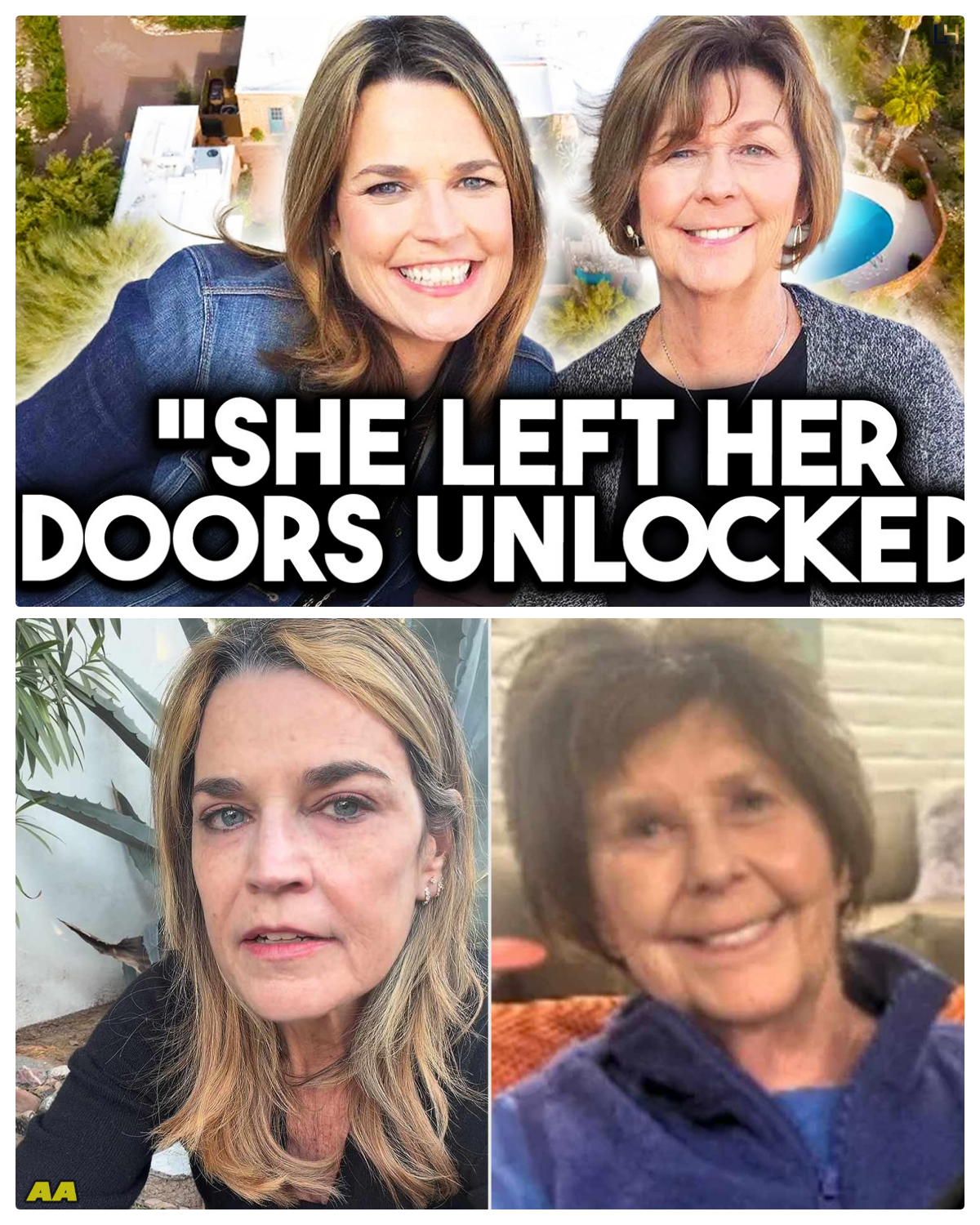 Guthrie Family to Cops: “She Left Her Doors Unlocked” | Nancy Guthrie Missing Update