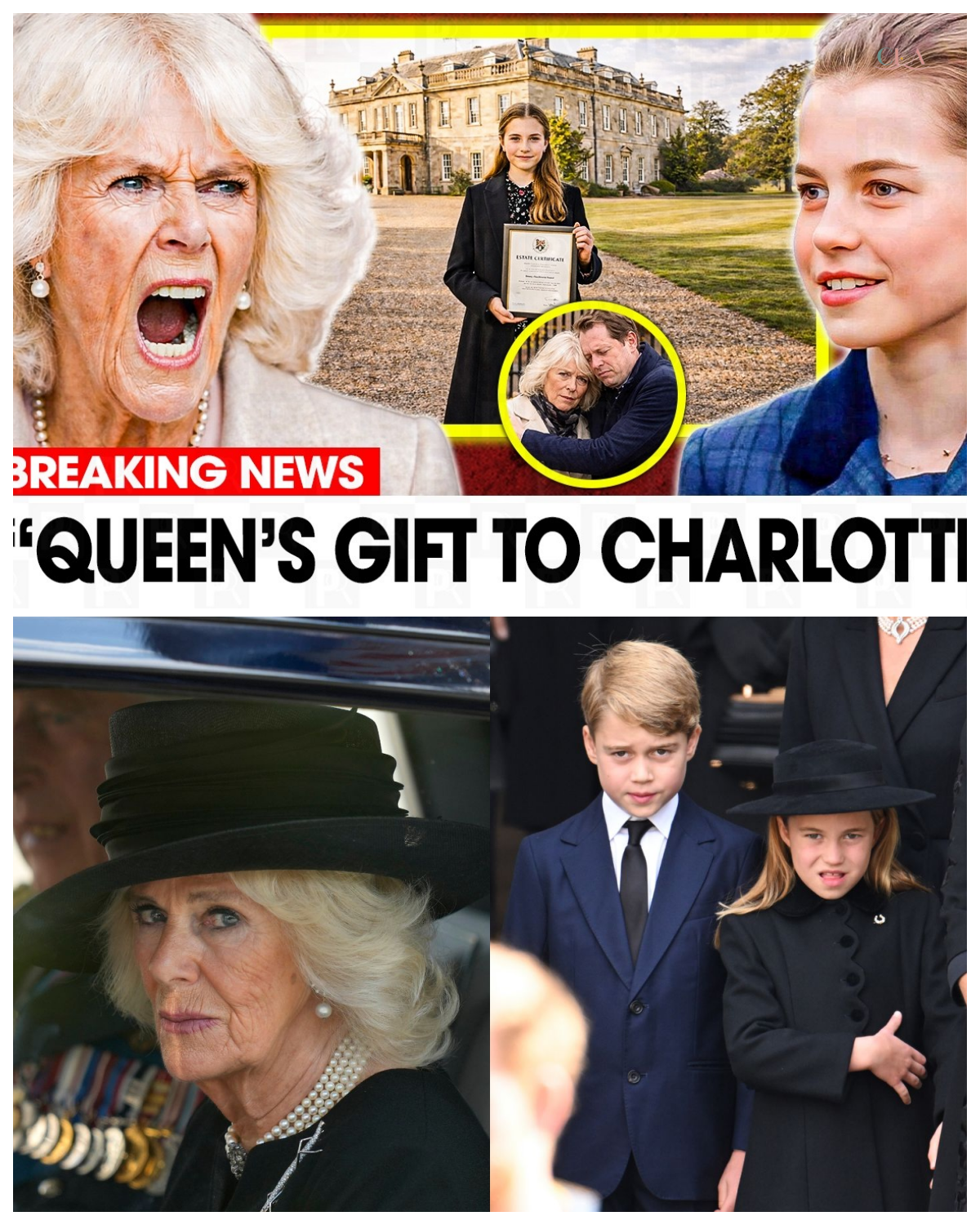 Princess Charlotte Named Owner of a “Private Estate”? — What’s REALLY Behind the Viral Claim Involving Queen Camilla’s Family  A dramatic royal headline is making the rounds, suggesting that Princess Charlotte has been granted ownership of a private estate—sparking tension behind palace doors. But is there any truth to this story, or is it another rumor amplified online? How are royal properties actually owned and passed down, and could such a transfer happen quietly? DISCOVER the FULL STORY and CLICK the article link in the comments before it disappears.