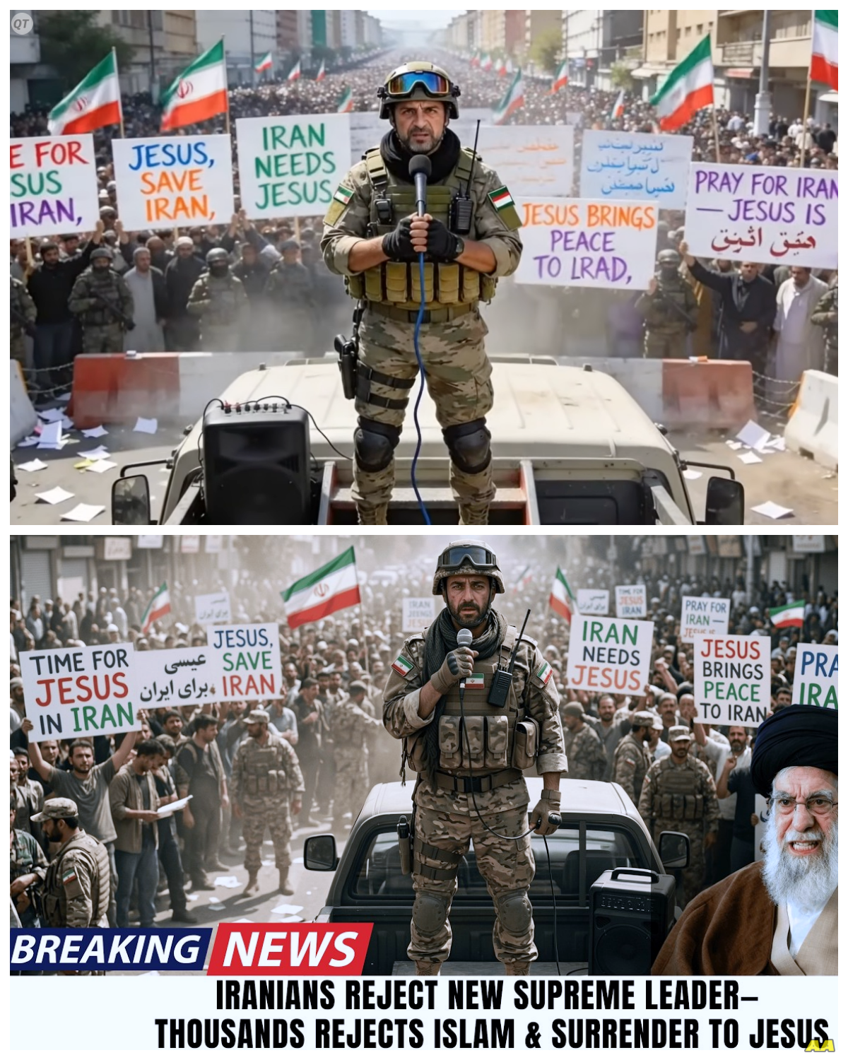 BREAKING_ Iran’s Forces Reject New Supreme Leader—Thousands Surrender to JESUS