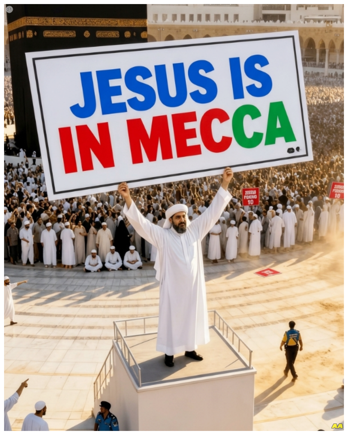 50,000 Saudi Pilgrims Watch LIVE as Mecca Scholar Shares His Testimony: “Jesus Is the Messiah”