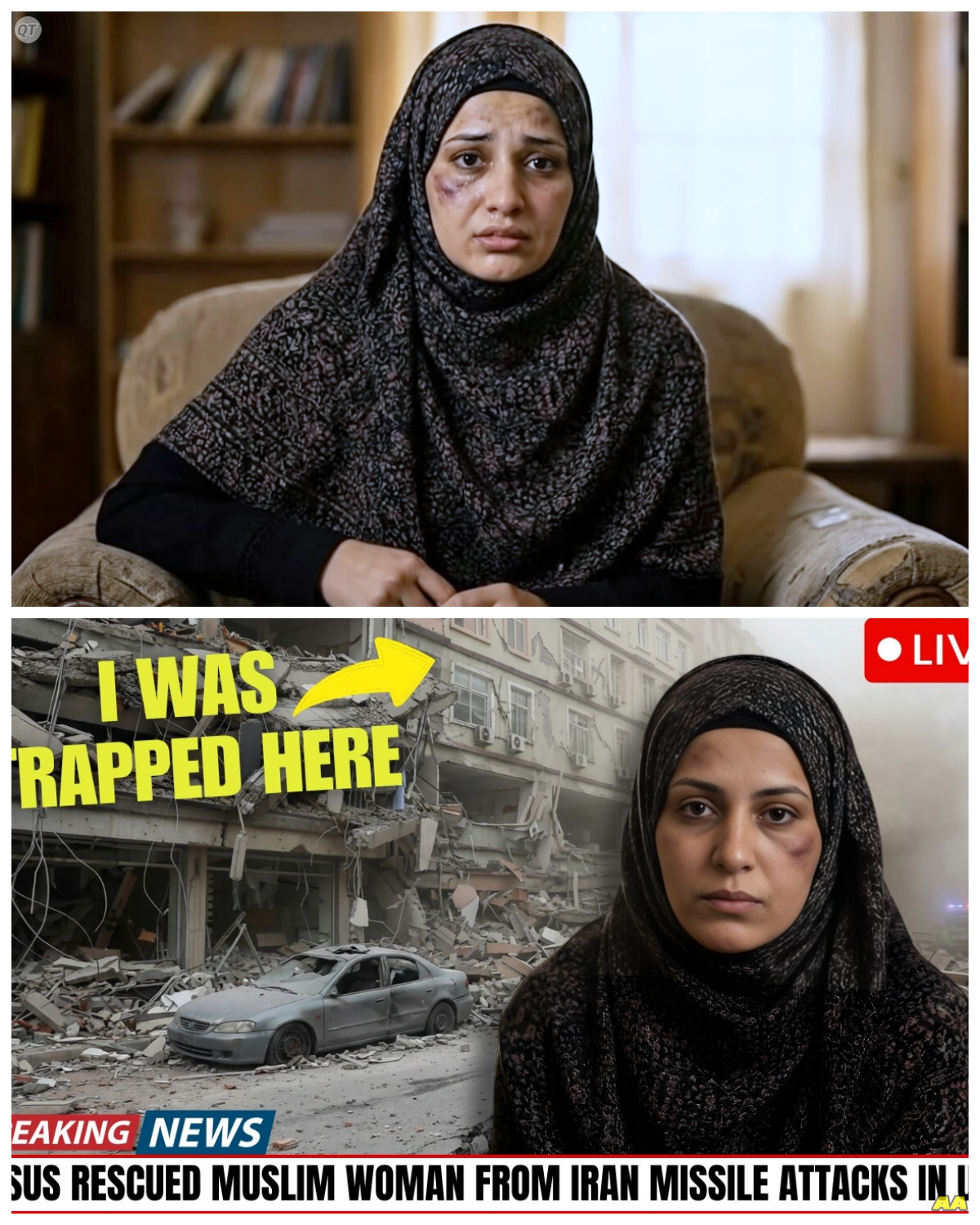 Muslim Woman Goes Viral For Her Conversion after Jesus Saved Her from Dubai Missile Attack by Iran