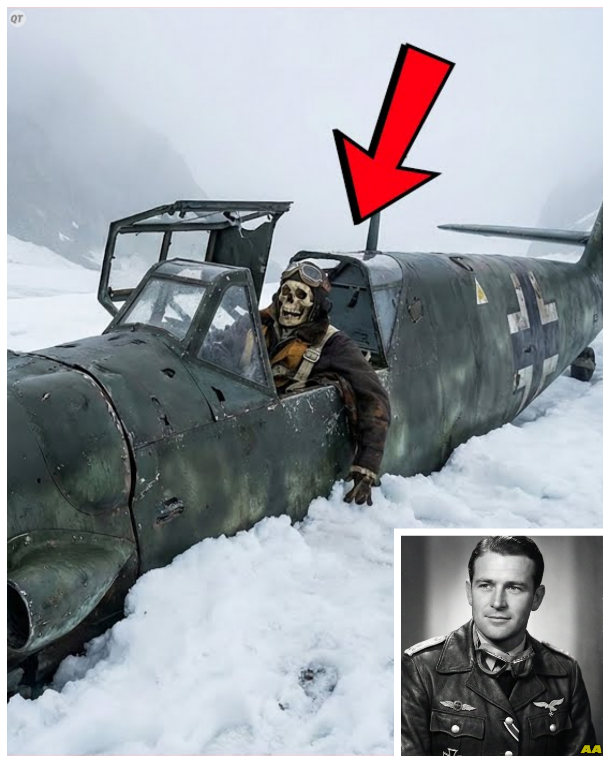 Luftwaffe Ace Disappeared in 1943 — 79 Years Later, His Crashed Fighter Was Found in Glacier