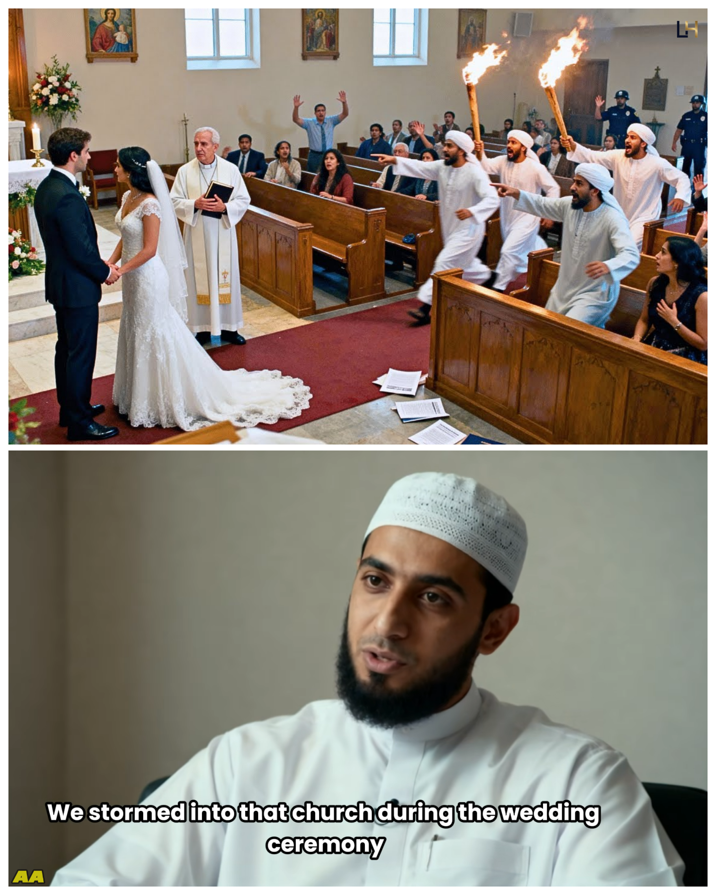 These Muslims Stormed a Wedding During Mass, No One Expected What Came Next…