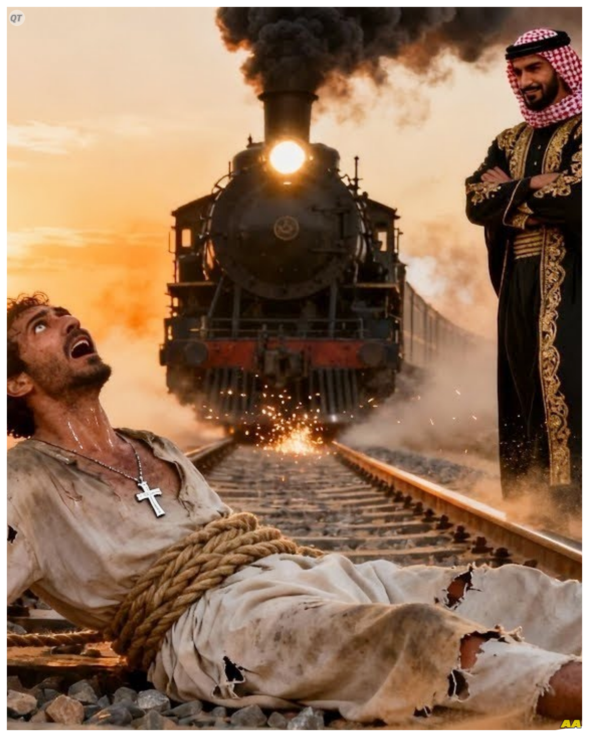 Saudi Prince Tied Him to a Railway, Then JESUS DID THIS…