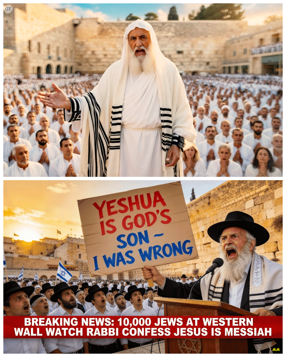 10,000 Jews Watch LIVE as Senior Jerusalem Rabbi Confesses: ‘I Was Wrong—Yeshua Is God’s Son