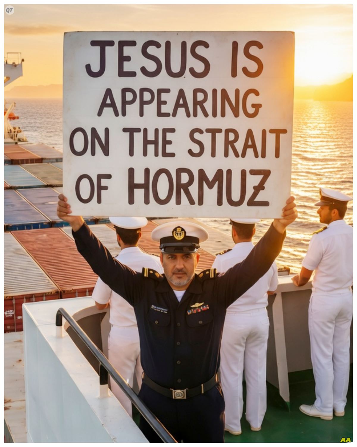 Saudi Ship Captain Goes Viral after Jesus Saved His Crew at the Strait of Hormuz in Iran
