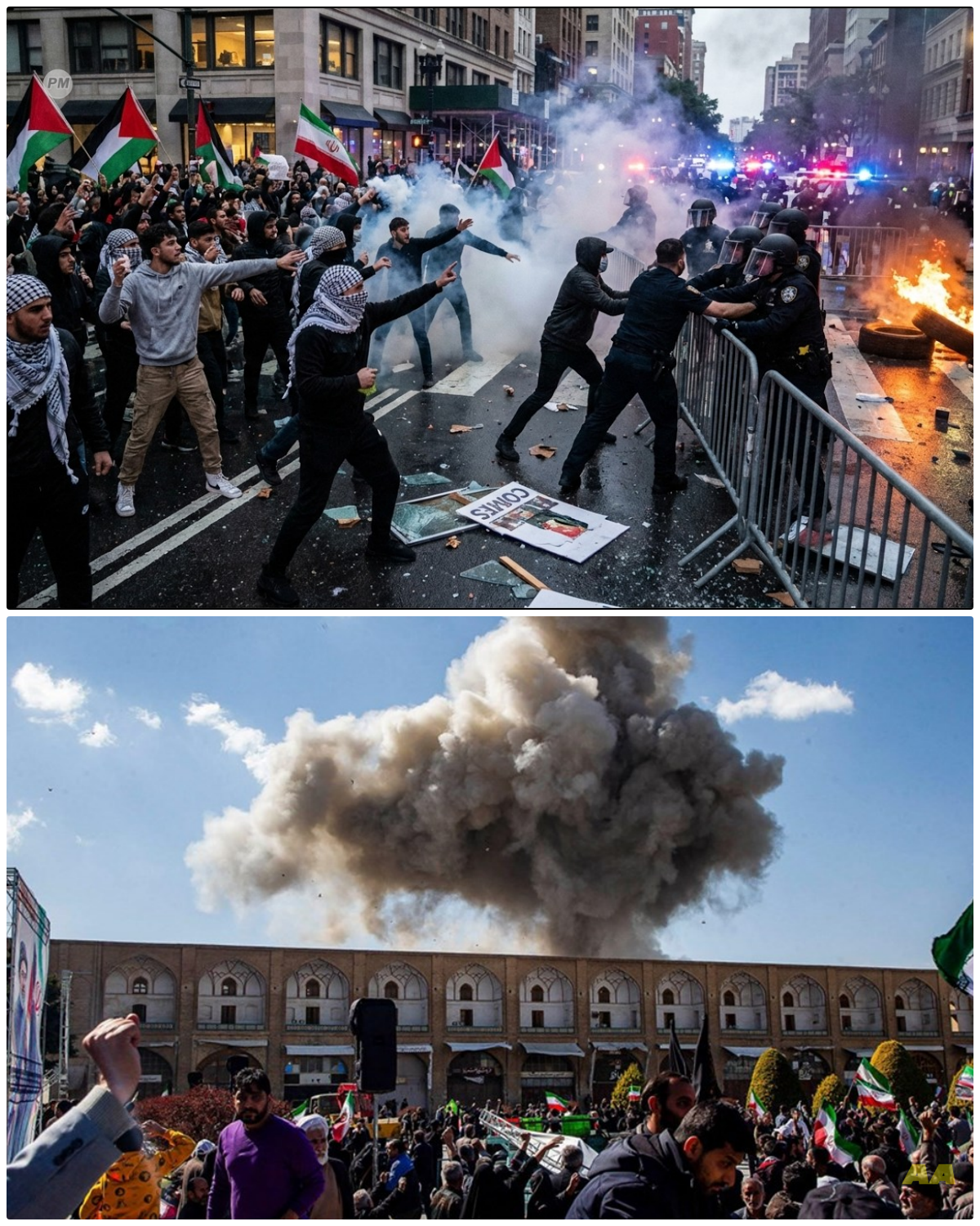 Iran Protestors Attacked Christians in America BUT THEN JESUS INTERVENED!