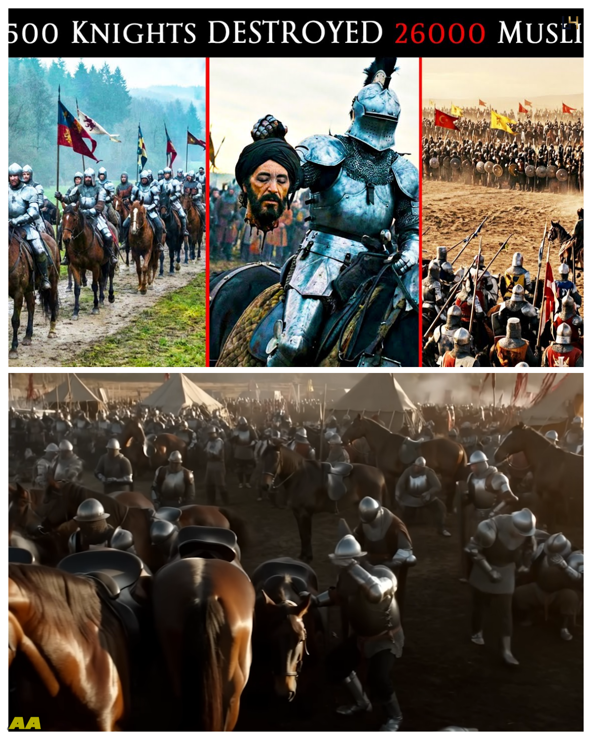 When 500 Knights CRUSHED 26,000 Muslims – The Battle That Saved Europe