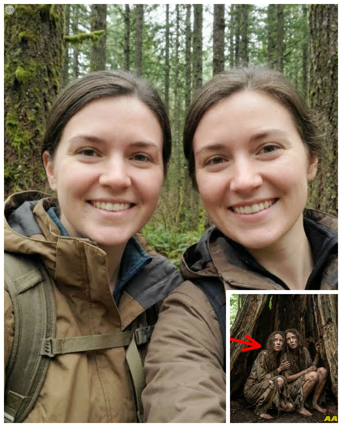 Two Sisters Vanished In Oregon – Found Hiding 4 Months Later Found Inside TREE’S Hollow, Whispering