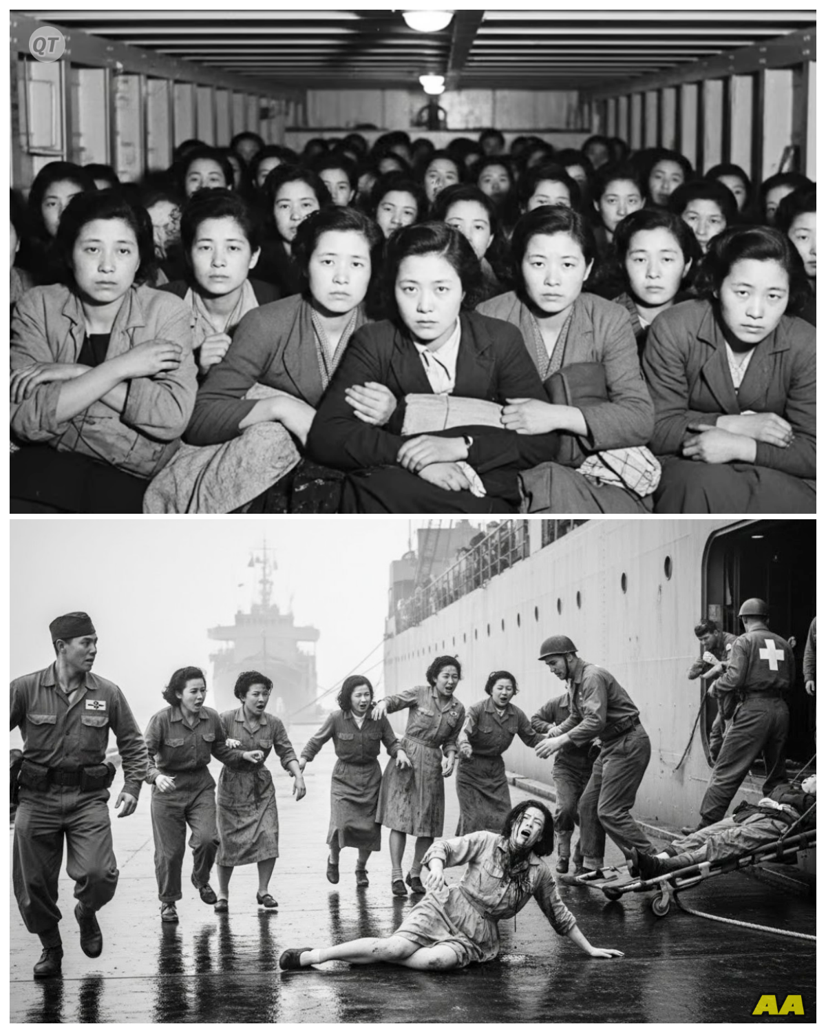 “I’m Bleeding Through My Dress” — Japanese Woman POW Collapsed in Front of U.S. Medics-ZZ