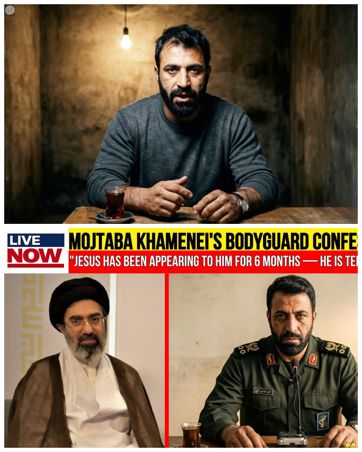 Mojtaba Khamenei’s Bodyguard Goes Viral for His Testimony: “JESUS Appeared to Him — He Panicked”