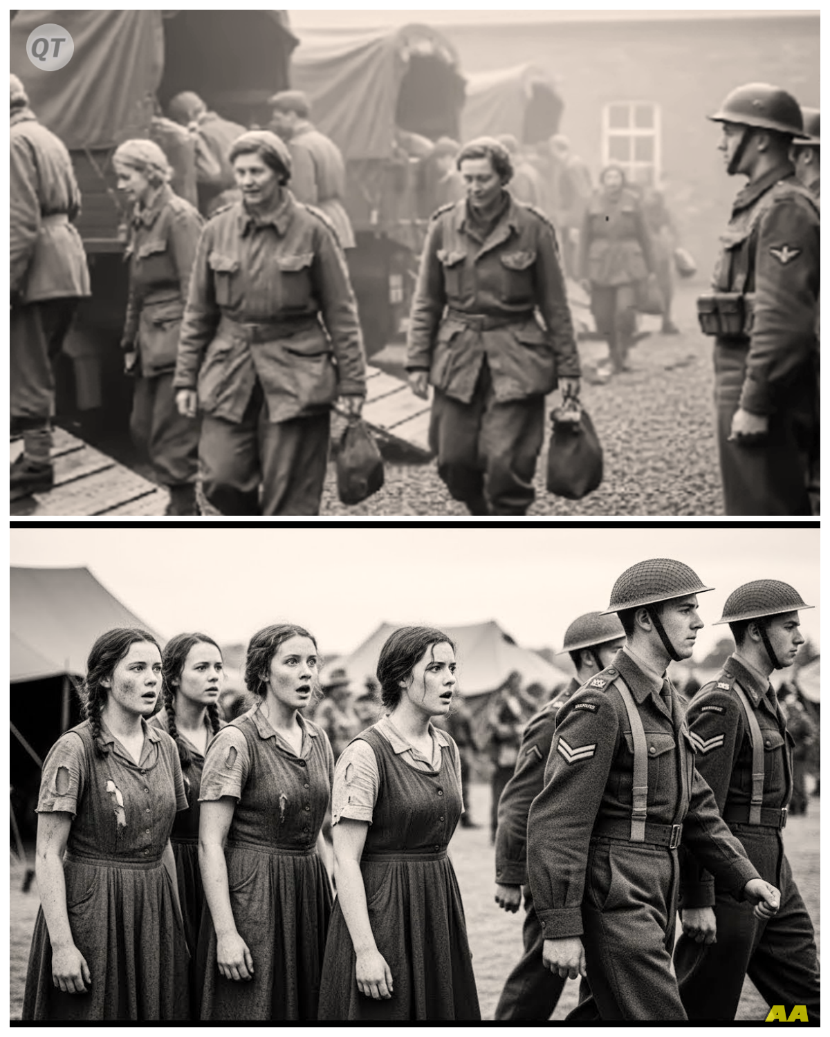 “We’ve Never Seen Men Like This!” — German Women POWs COULDN’T Stop Staring at British Soldiers-ZZ
