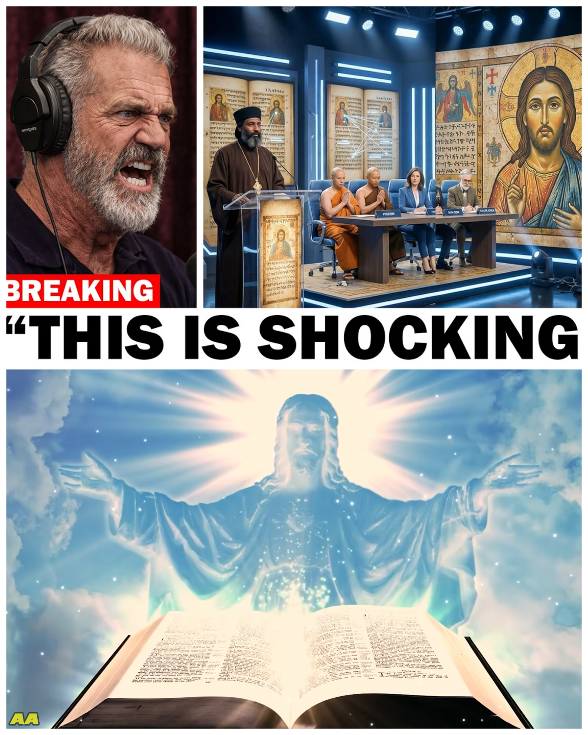 Mel Gibson: “The Ethiopian Bible’s Jesus Is What the Church Never Wanted You to See — It’s Shocking!