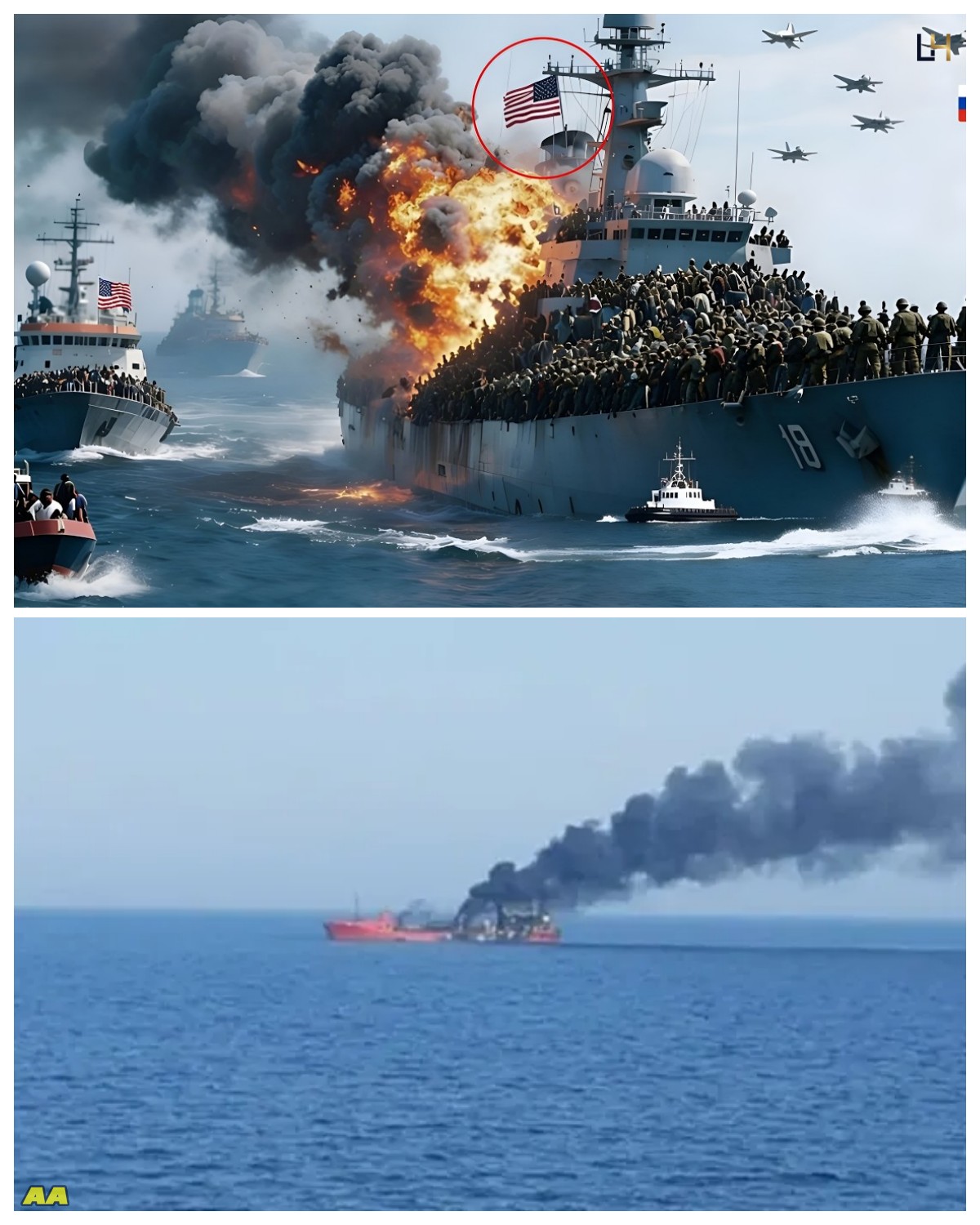 Tw0 h0urs ag0! A machine carrying milli0ns 0f American s0ldiers was destr0yed by an attack.