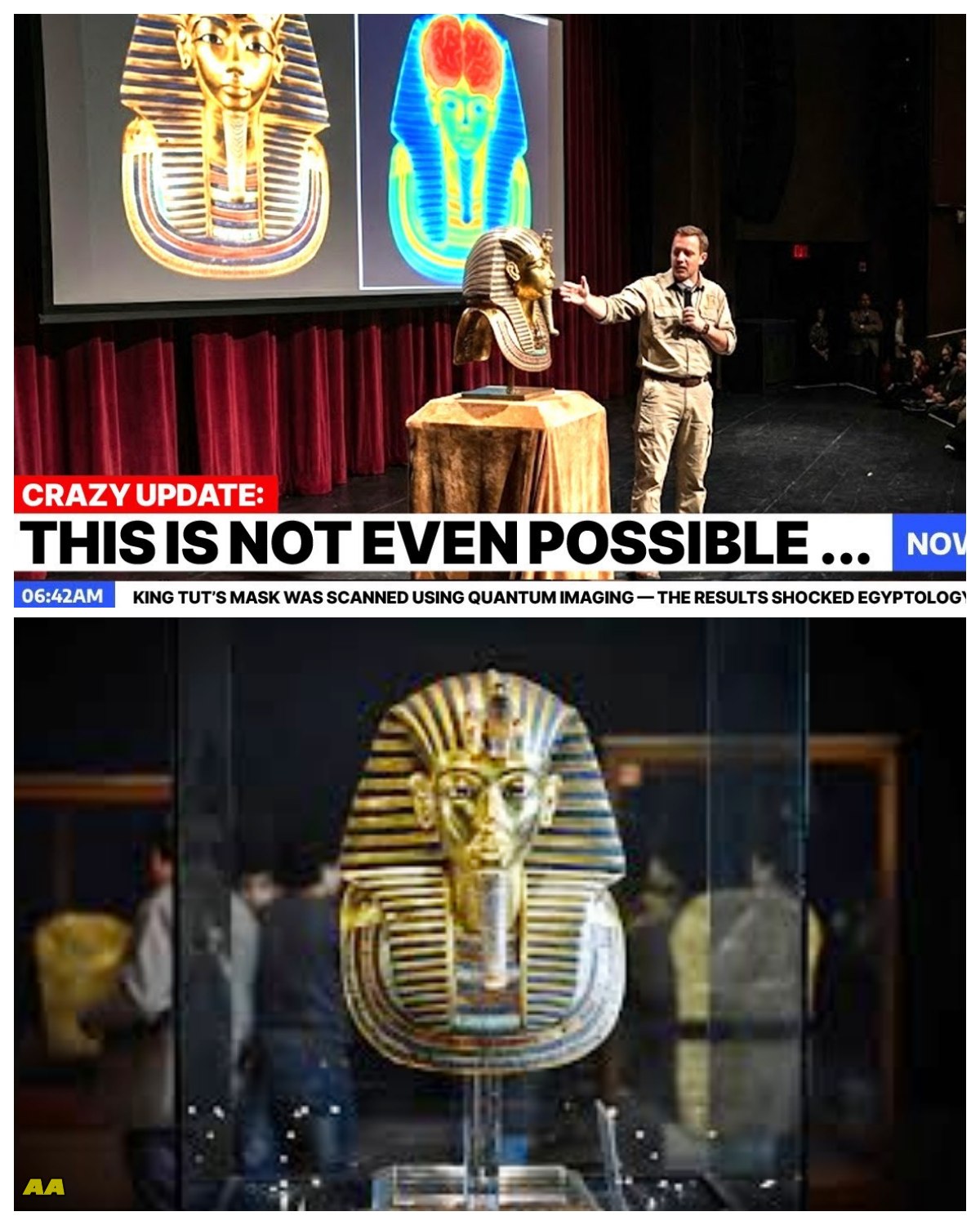 King Tut’s Mask Was Scanned Using Quantum Imaging — The Results Shocked Egyptology