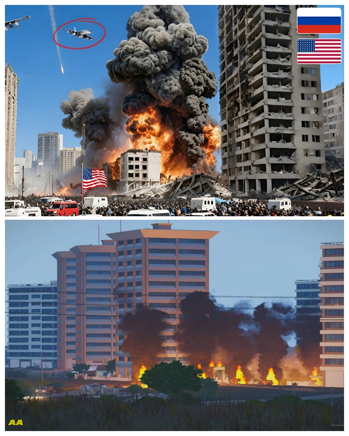 Breaking news! In just 2 minutes, 9 key military bases were razed to the ground. See what happened!