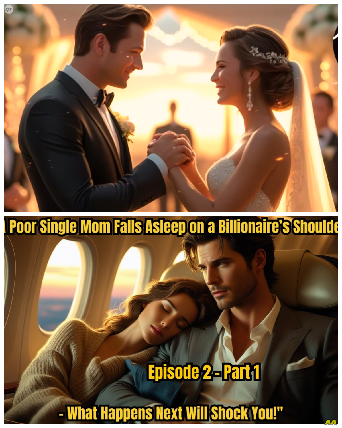 A Poor Single Mom Falls Asleep on a Billionaire’s Shoulder–What Happens Next Will Shock You-Episode2