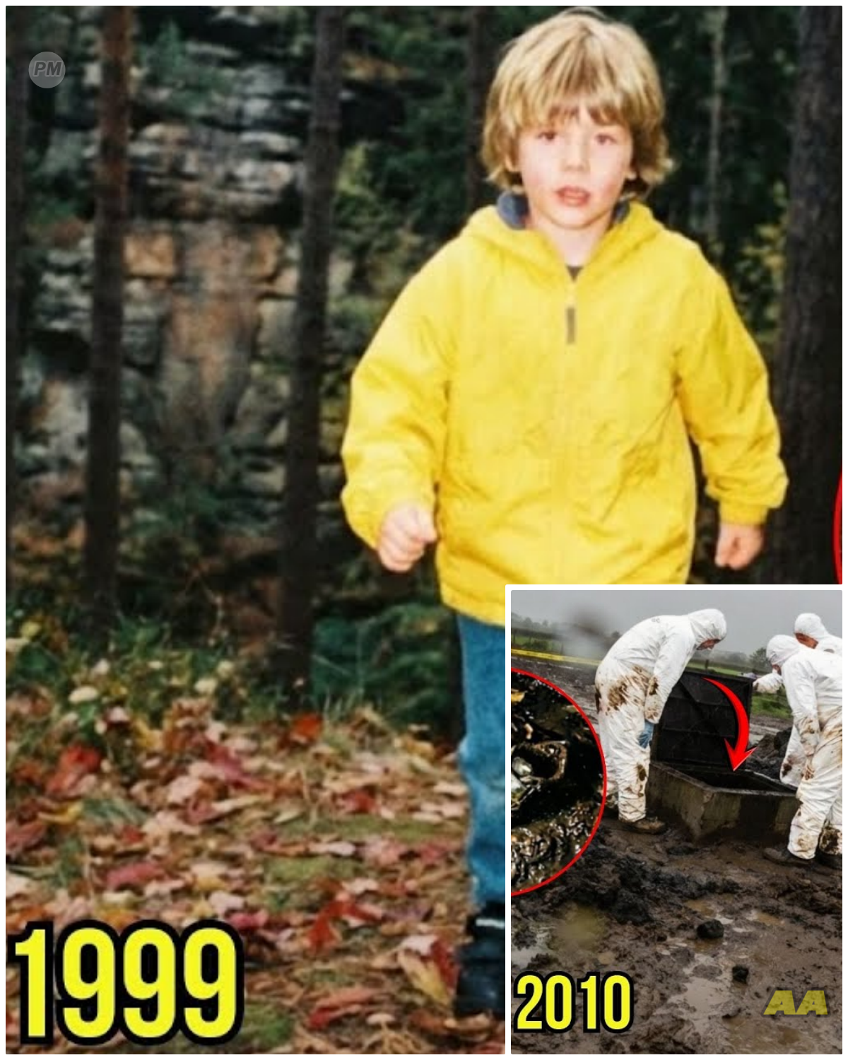 A boy disappeared in Ohio in 1999. Eleven years later, this was found in a drained septic tank…