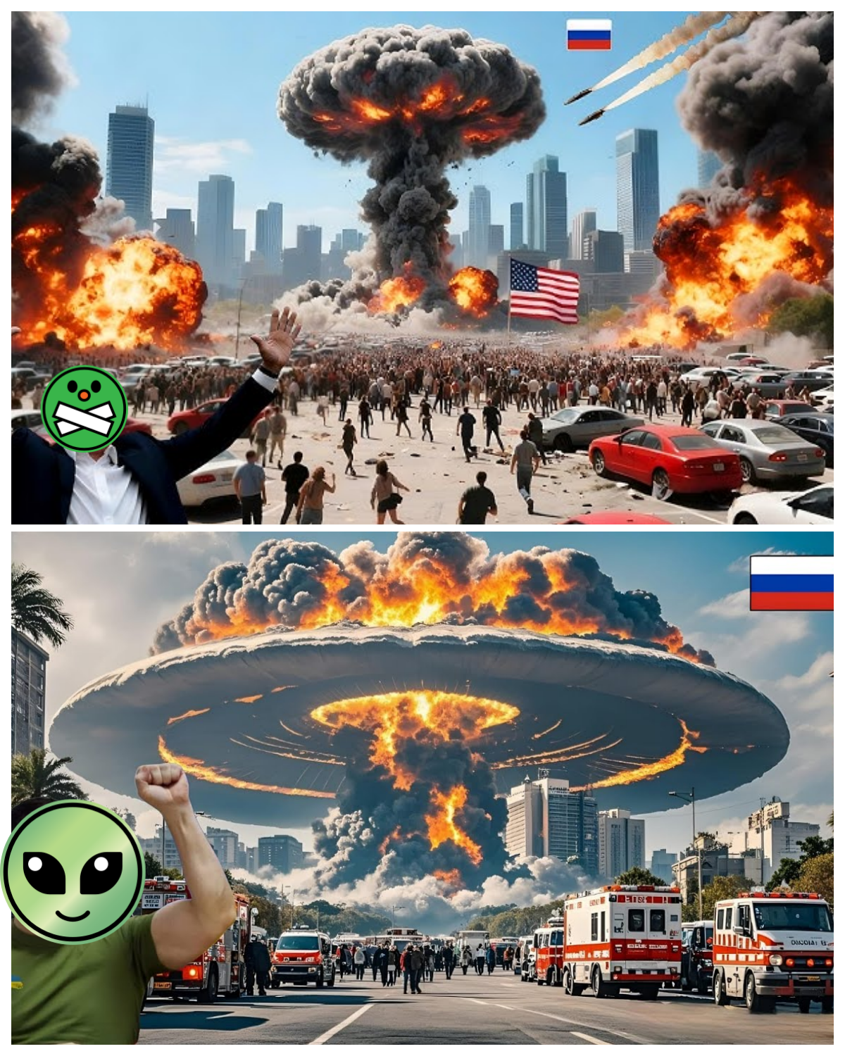 2 hours ago! The glory of the US has collapsed at the hands of Russia, look what happened!