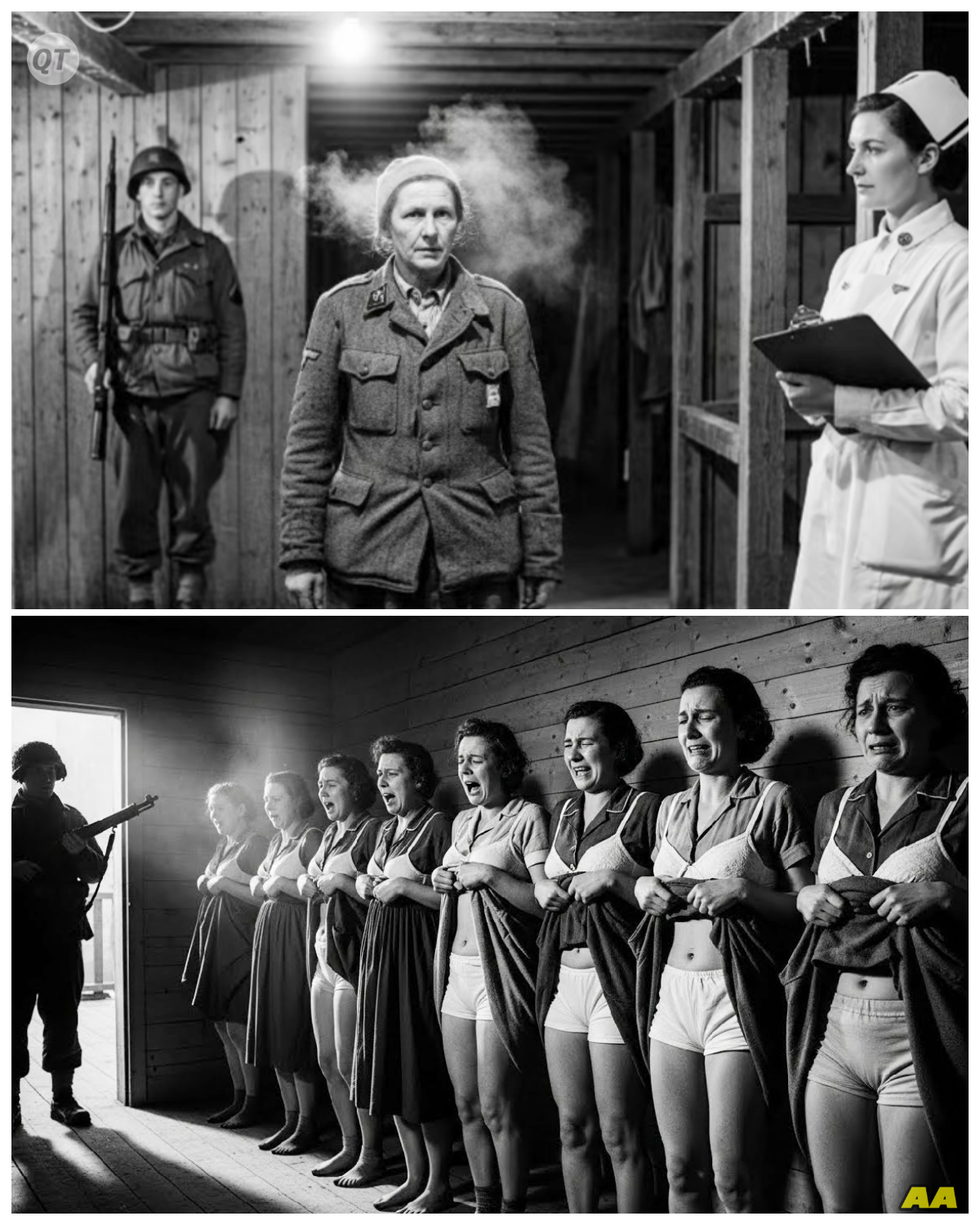 “Lift Your Dress Above Your Waist” — The Daily Routine That Destroyed German Women POWs Mentally-ZZ