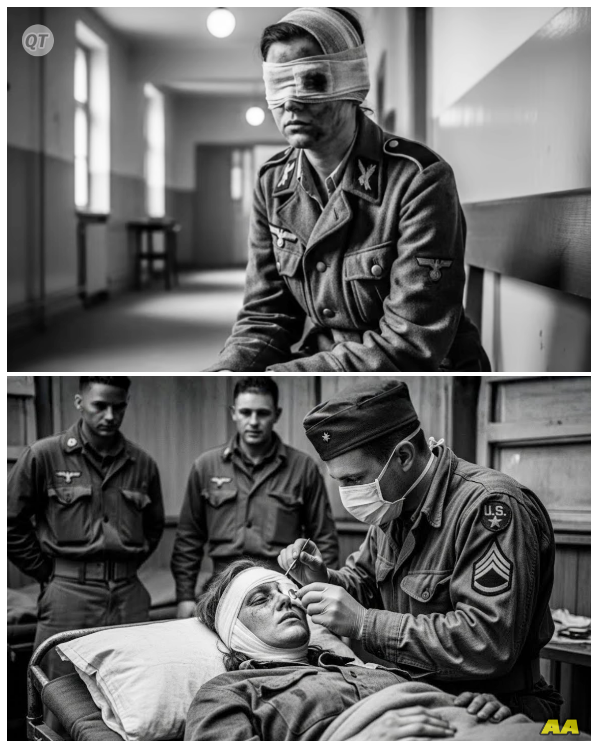 She Can’t Open Her Eyes” — German POW Woman Was Blind From Infection, U.S. Doctors Restored Sight-ZZ