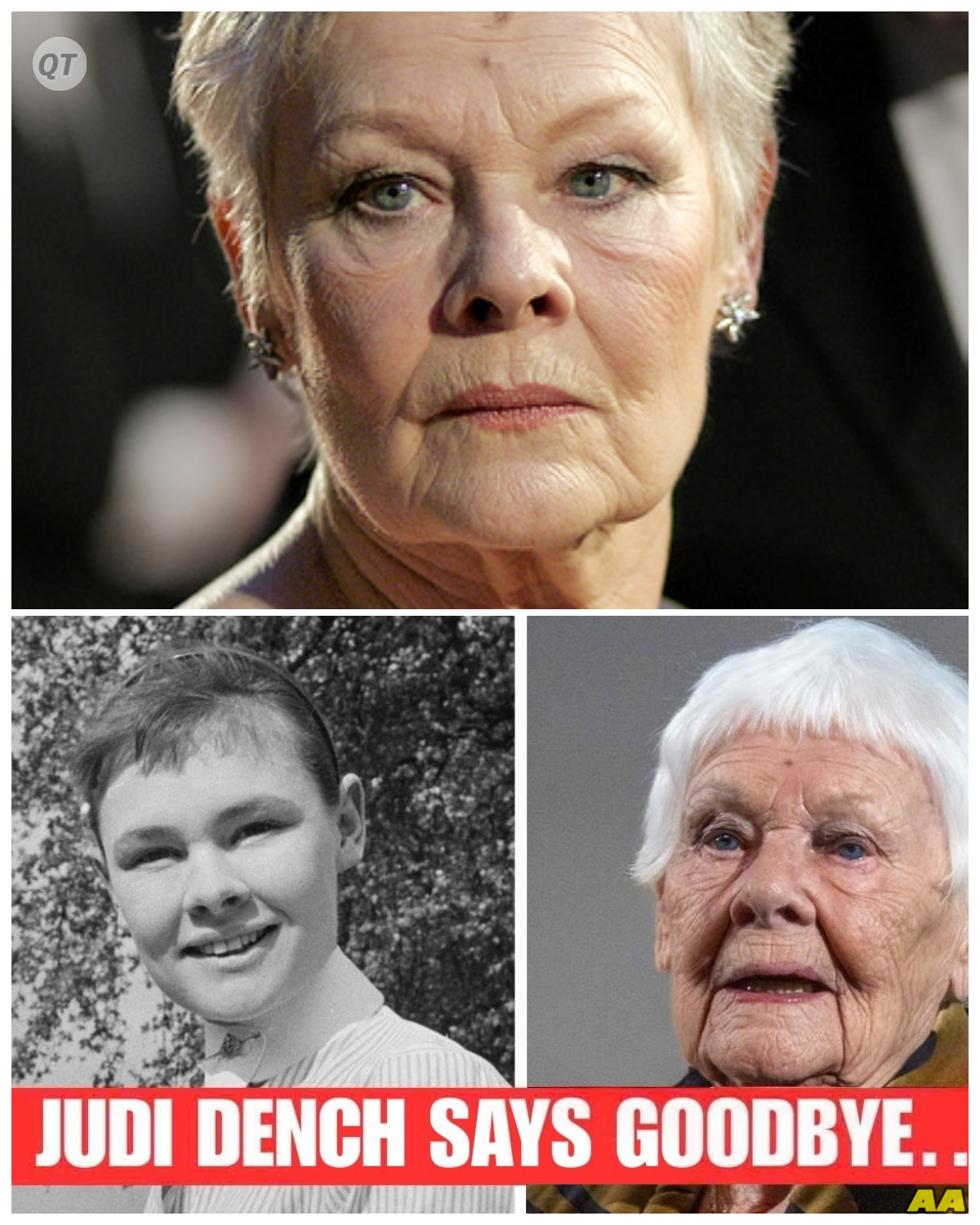 “Judi Dench’s Emotional Goodbye: The Iconic Actress Faces a Shocking Diagnosis!” -ZZ  In a heartbreaking turn of events, Judi Dench has revealed her emotional goodbye after receiving a shocking diagnosis that has changed everything. The renowned actress, known for her remarkable talent and fierce determination, is now confronting a reality that many fear. As she prepares to step back from the limelight, fans are left to reflect on the incredible legacy she has created. What led to this difficult decision, and how is Dench facing the challenges ahead? Get ready for an intimate look at the life of a true icon as she navigates this new chapter with grace and courage.