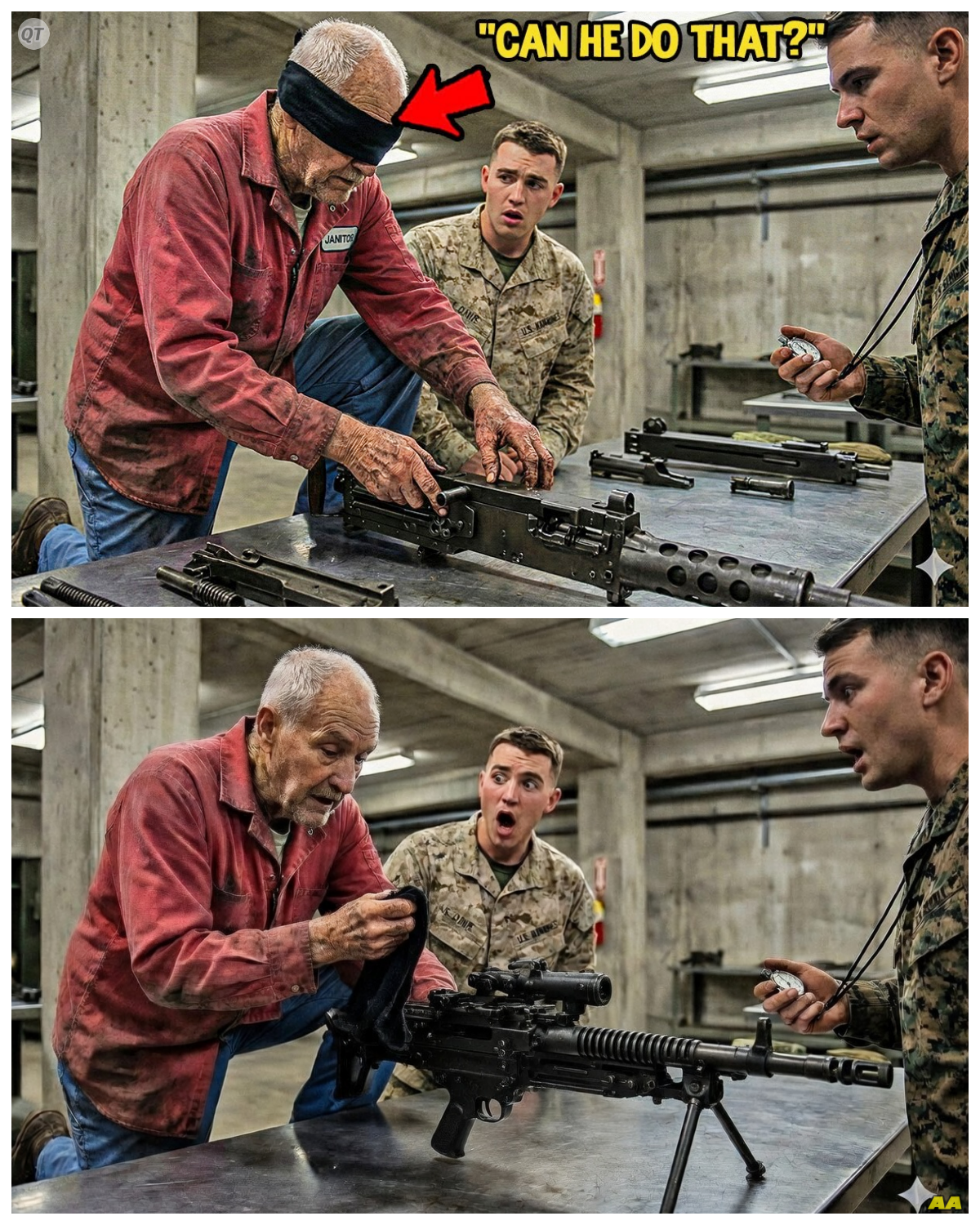 50 Recruits Couldn’t Assemble the M2 Browning — The 80-Year-Old Instructor Did It Blindfolded