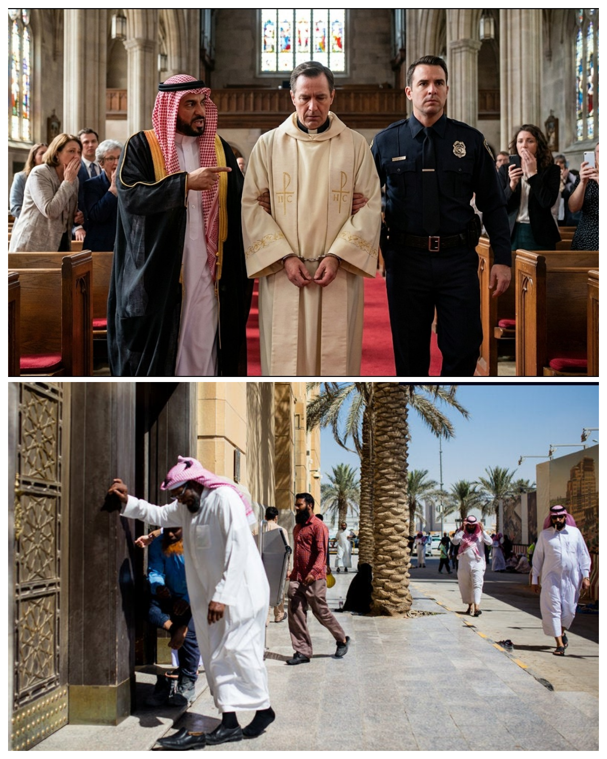 Saudi Prince Ordered The Priest to be Arrested Inside the Church Then He Heard a Voice