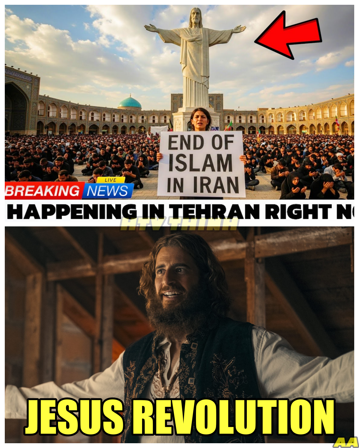 MIRACLE IN IRAN: Millions Convert to Christianity in Tehran After Ali Khamenei’s Death !!!