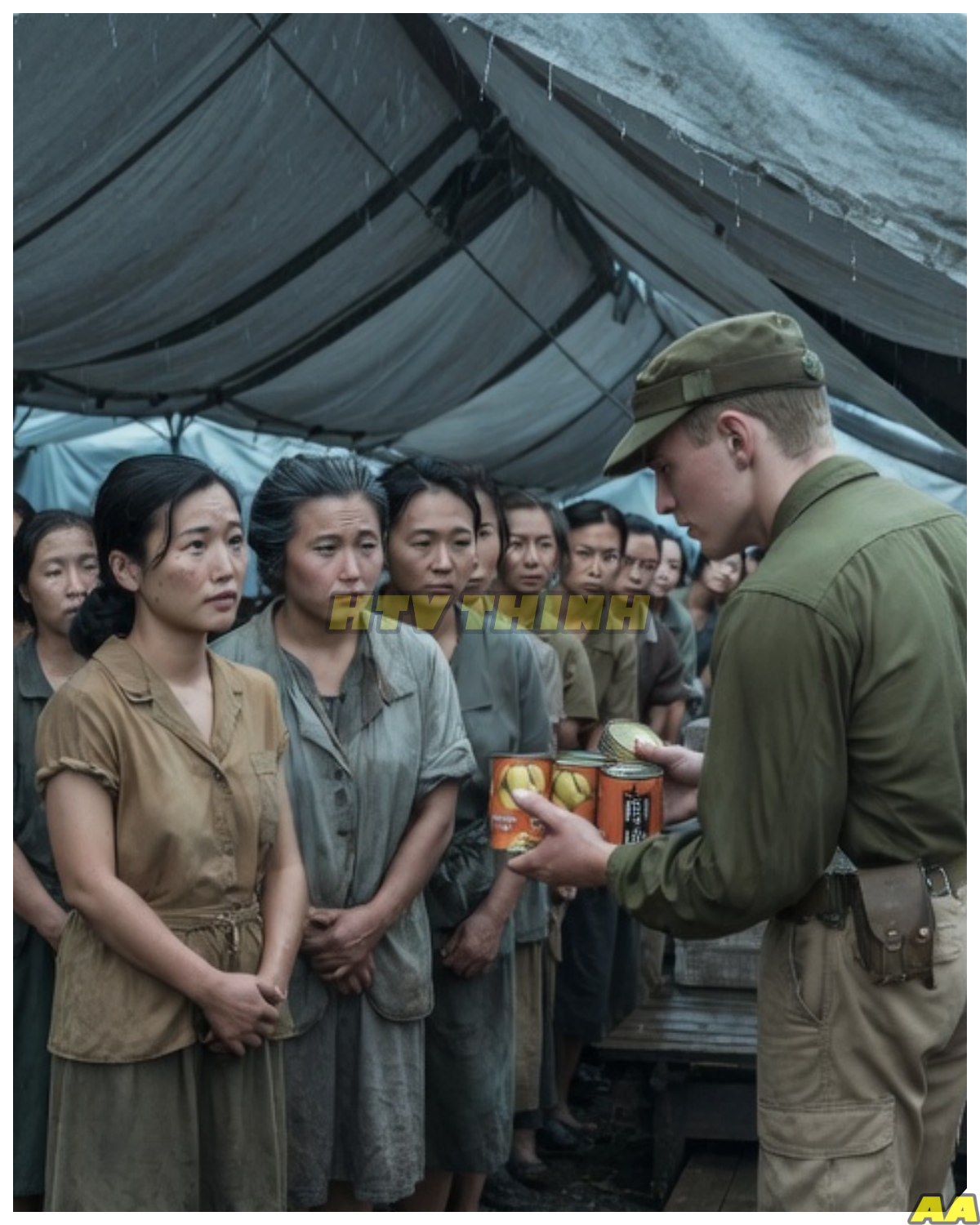 Female Japanese POWs Shocked When Americans Made the Canteen Free with Plenty of Food !!!